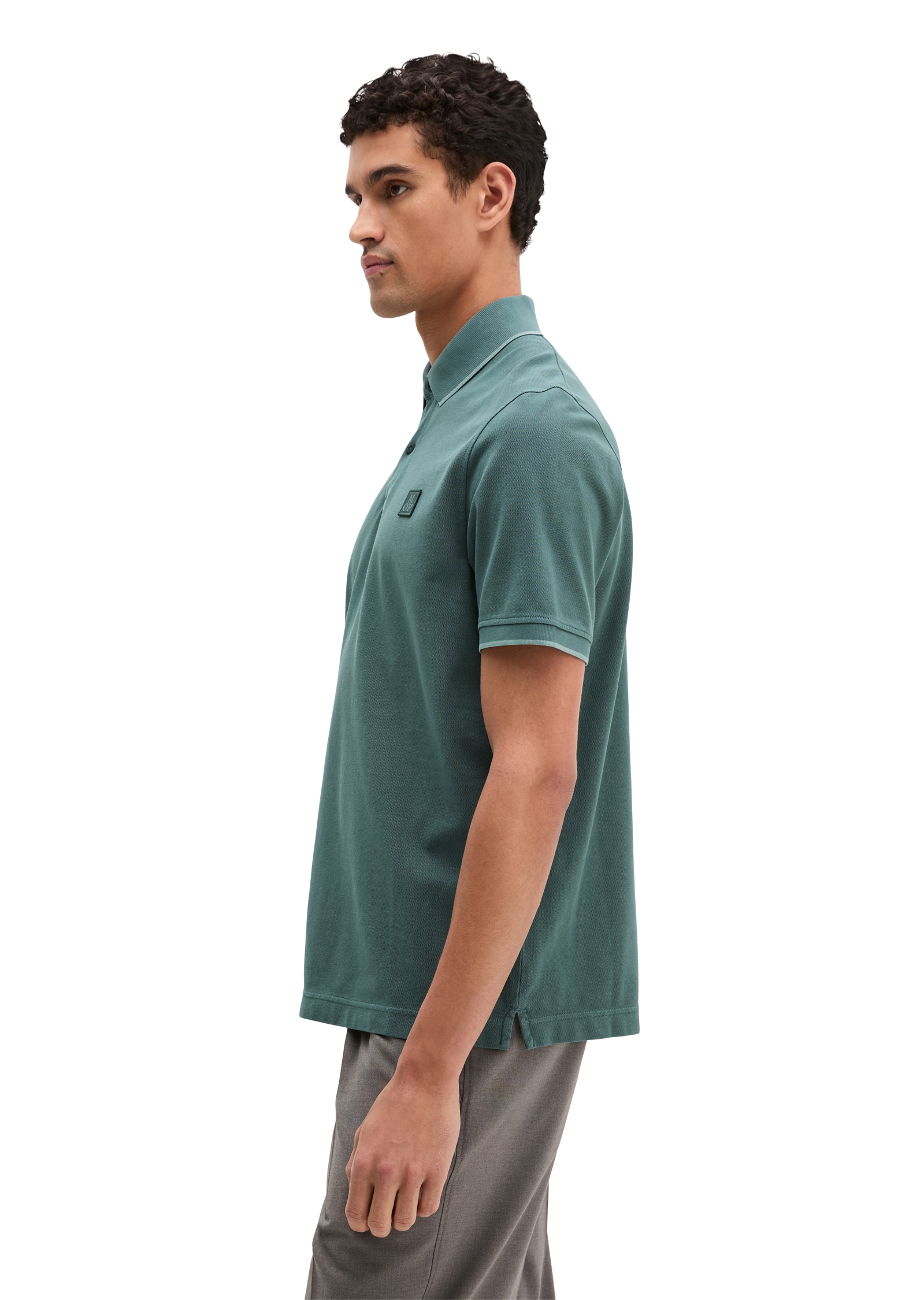 Marc O'Polo Poloshirt weiches Tragegefühl, regular Fit, Logopatch auf der Brust