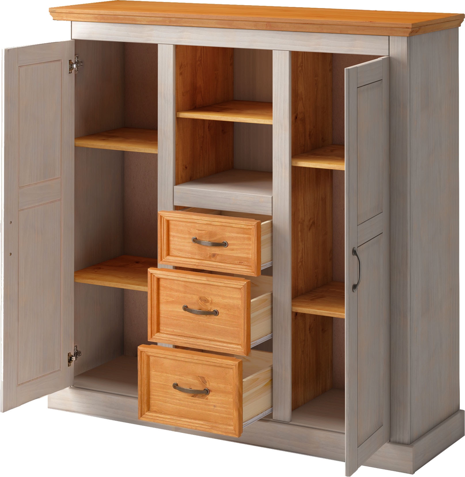 Home affaire Highboard »Selma«, Stauraumschrank, Breite 130 cm