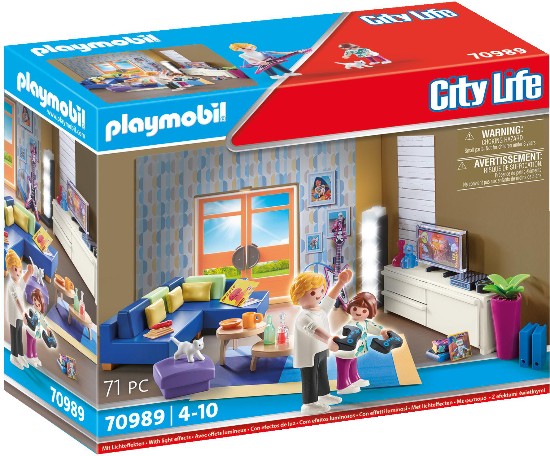Konstruktions-Spielset »Wohnzimmer (70989), City Life«, (71 St.), Made in Germany