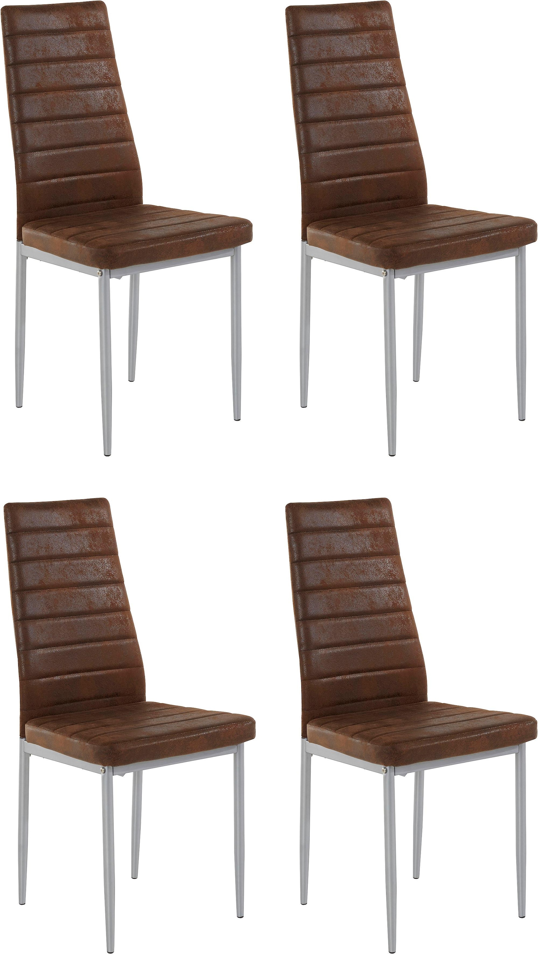 INOSIGN Esszimmerstuhl "Kate" (Set) 2 Stk. Microfaser Bezug in Microfaser V günstig online kaufen