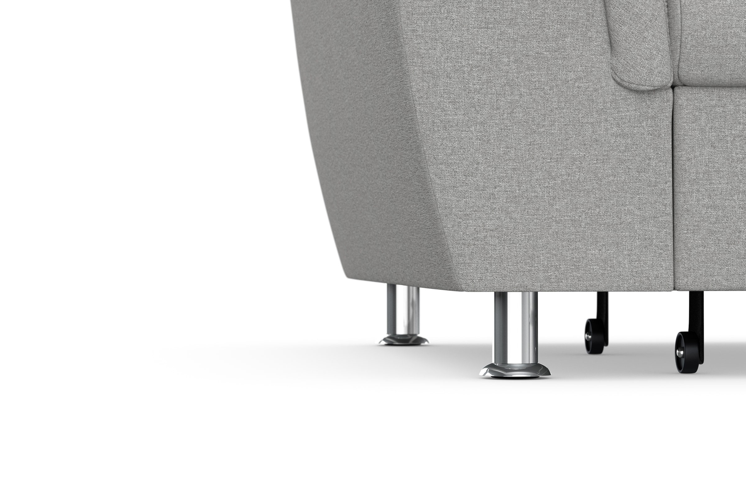 DOMO collection Ecksofa Franzi, wahlweise mit Bettfunktion, Bettkasten und Kopfteilverstellung
