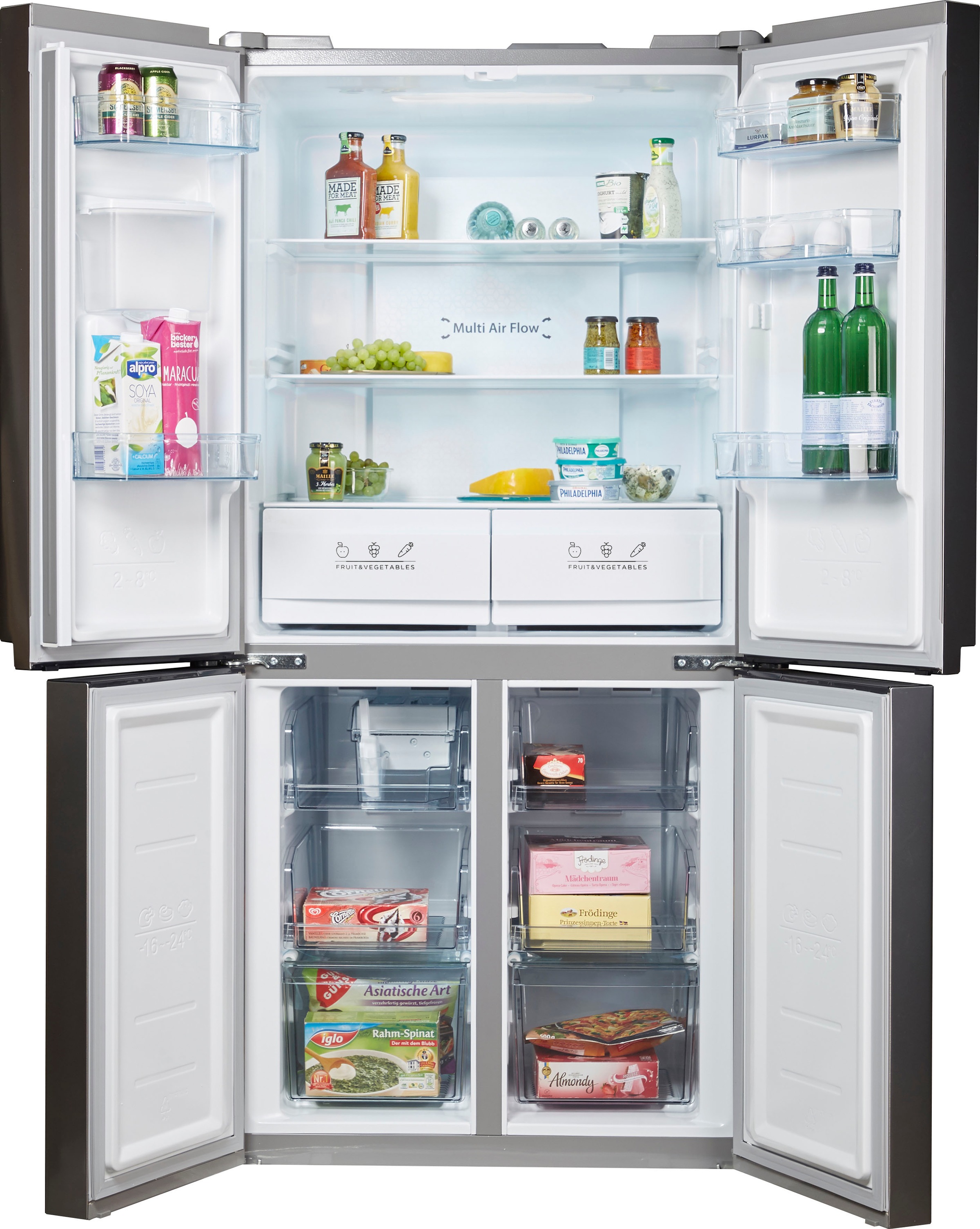 Hanseatic Multi Door "HCD17884EI" 177,5 cm hoch 83,3 cm breit NoFrost, Wass günstig online kaufen