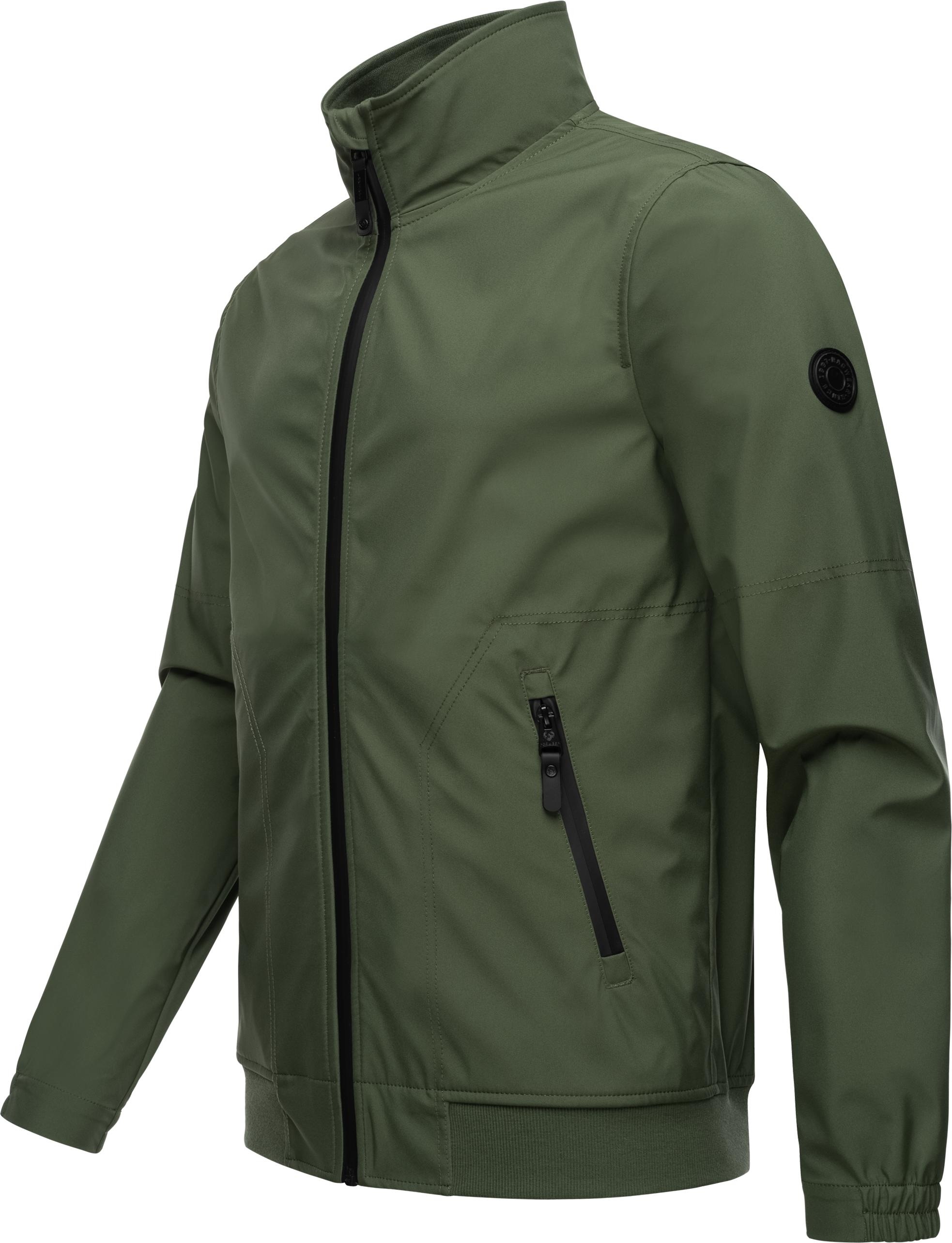 Ragwear Outdoorjacke »Collwie«, ohne Kapuze, wasserdichte Herren Übergangsjacke mit hohem Kragen