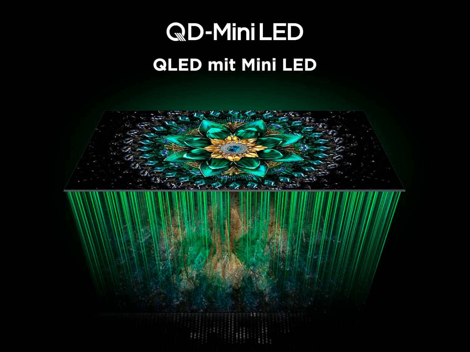 TCL QLED Mini LED-Fernseher »65Q6CX1«, 4K Ultra HD, Smart-TV-Google TV, 144 Hz, 4K HDR Premium, Smart TV, Apple TV, Multi-HDR und Dolby Vision