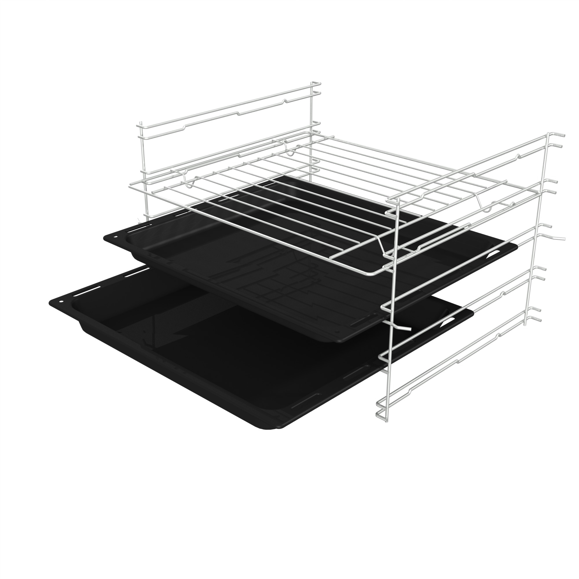 GORENJE Elektro-Herd-Set »BCA6737AO9XOT« mit 1-fach-Teleskopauszug Aqua Clean 2 Stk. tlg. Herd-Set mit Heißluft, Versenkknebel & Teleskopauszug