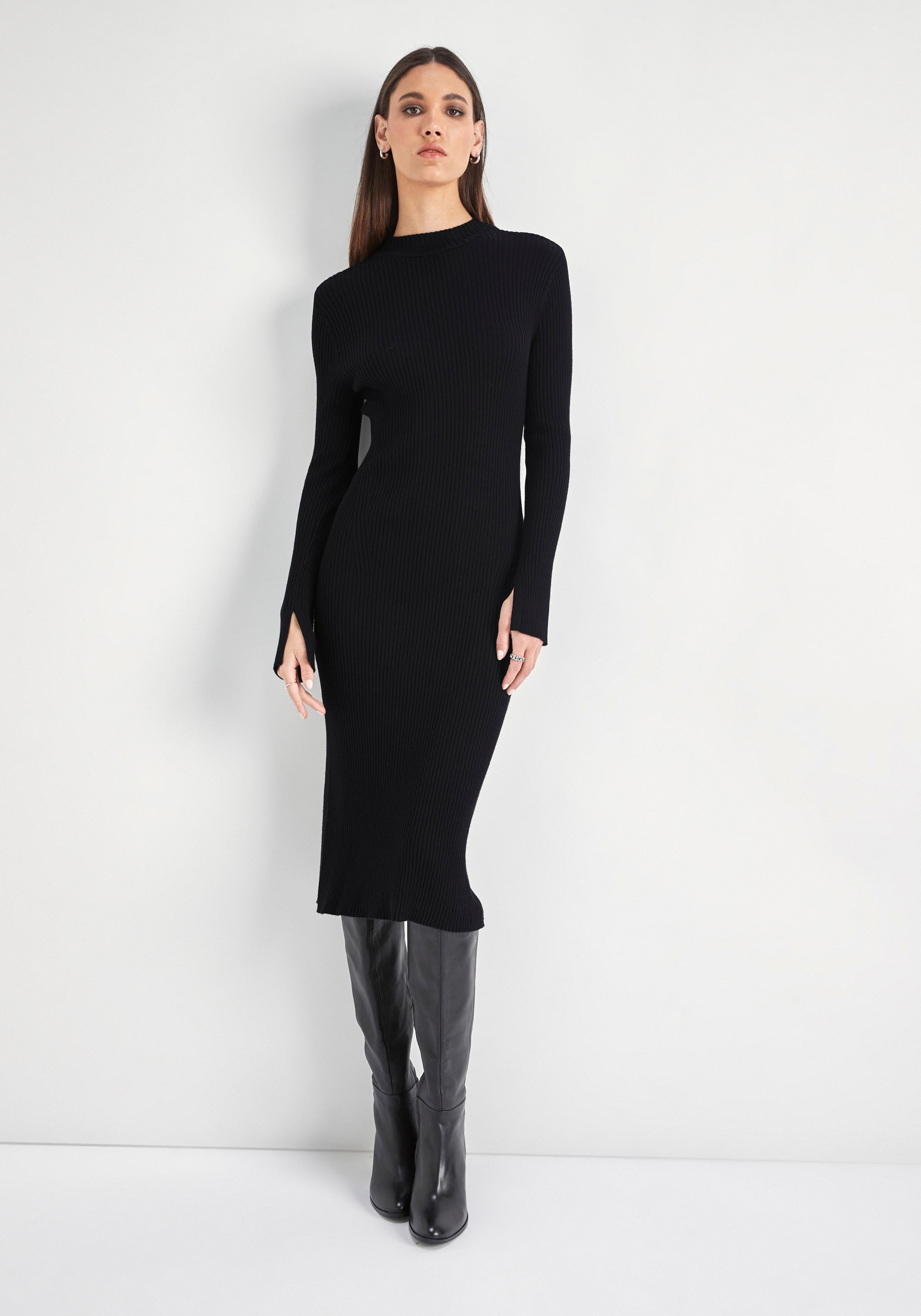 HECHTER PARIS Strickkleid, mit Gehschlitz günstig online kaufen