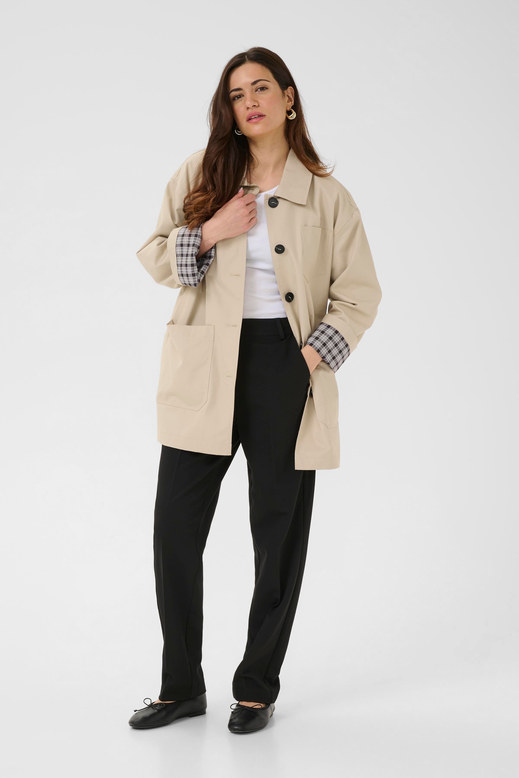 KAFFE Wintermantel »Damen Jacke KAvalentina«