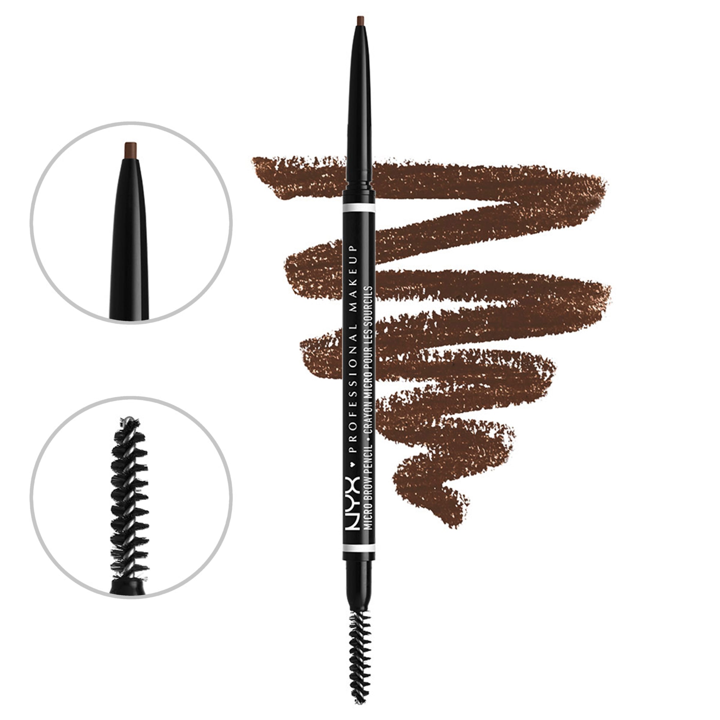 NYX Augenbrauen-Stift »Professional Makeup Micro Brow Pencil«, mit feinen Härchen