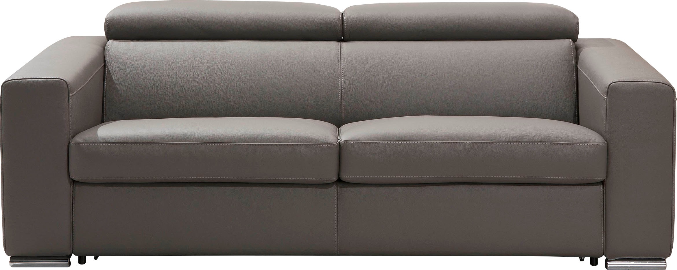 Egoitaliano Schlafsofa "Cabiria, Design und super Sitz- und Liegekomfort", Sofa inkl. Schlaffunktion, Kopfteile verstell