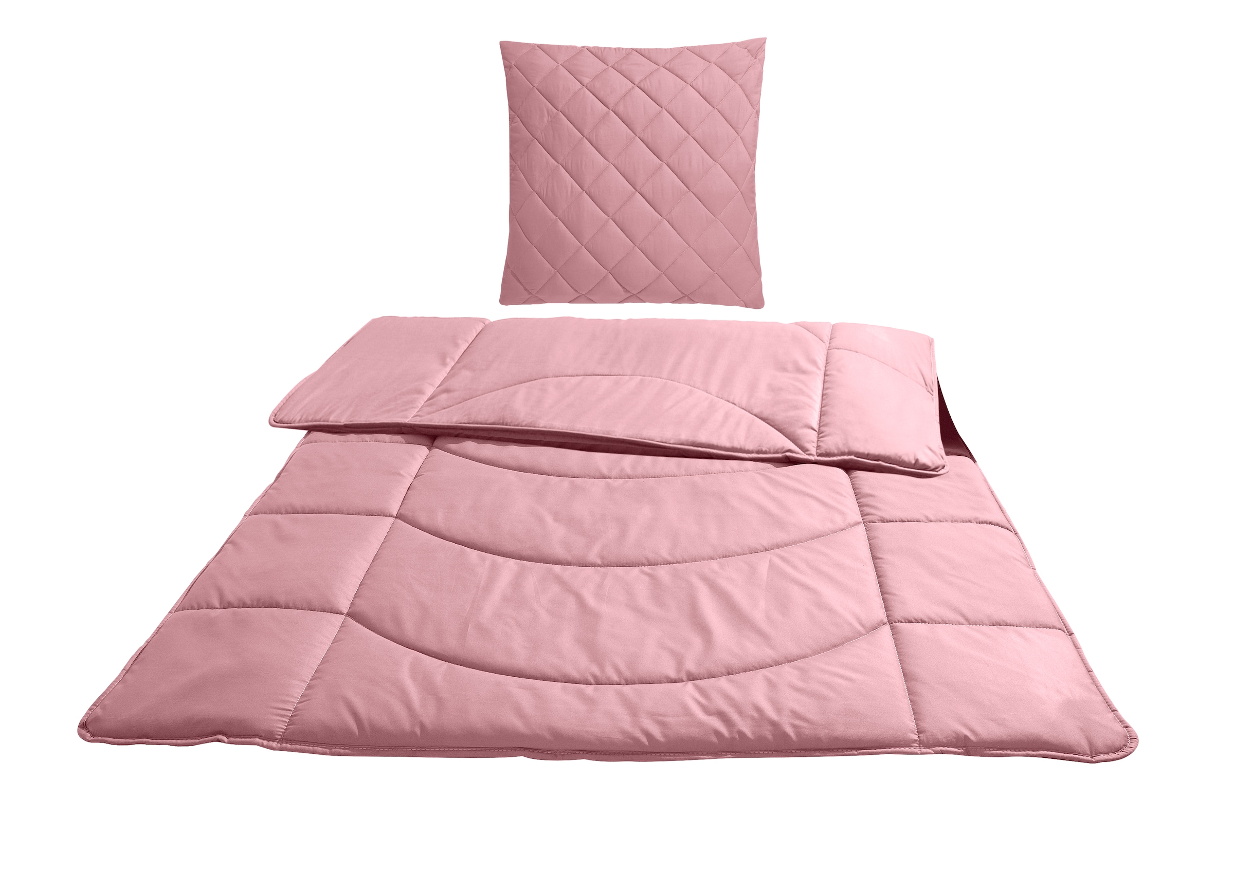 my home Steppbett + Kopfkissen "Microlux, Bettdecke 135x200 cm, 155x220 cm" günstig online kaufen