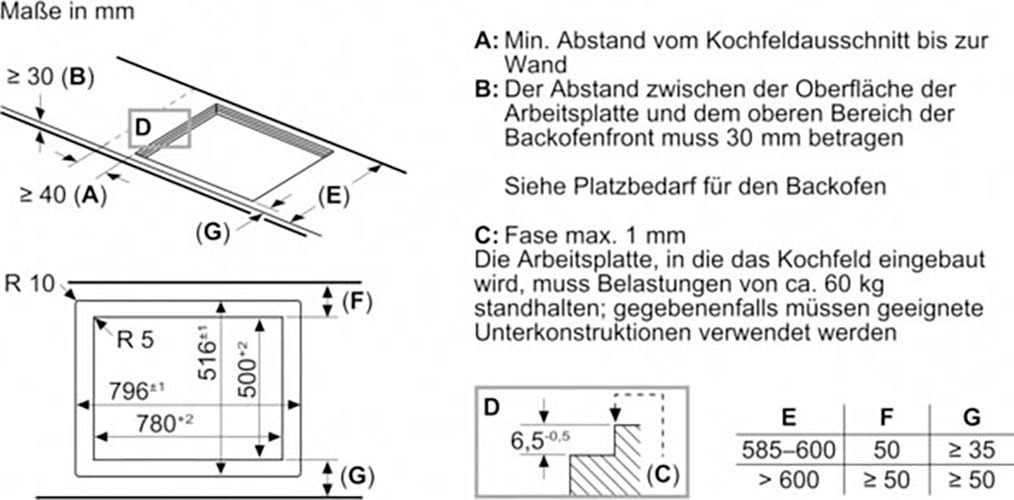 NEFF Flex-Induktions-Kochfeld von SCHOTT CERAN® »T68PTV4L0«, mit intuitiver Twist Pad® Bedienung