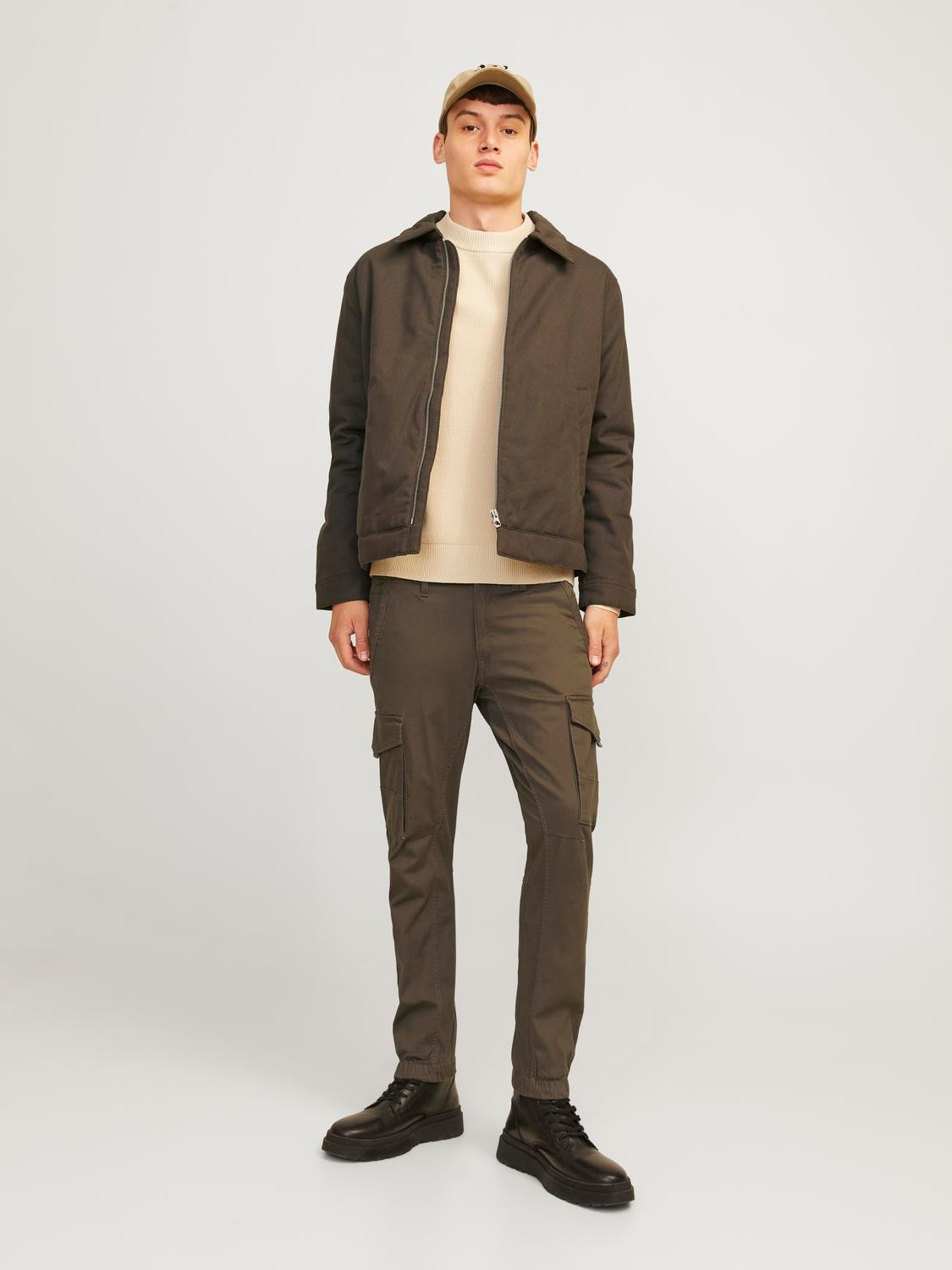 Jack & Jones Cargohose »JPSTPAUL JJFLAKE CARGO NOOS«, mit Beintaschen
