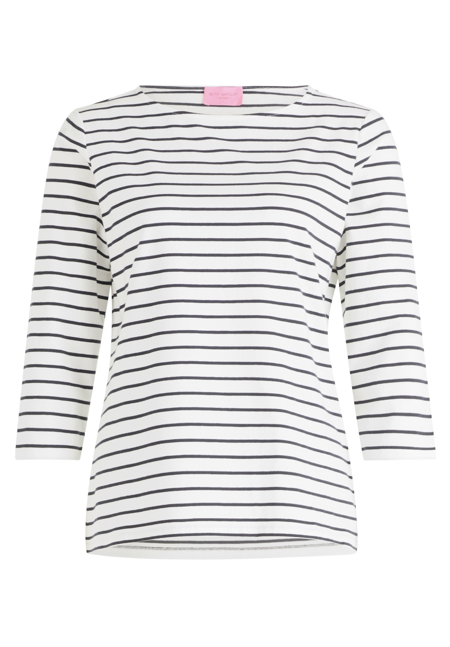 Betty Barclay 3/4-Arm-Shirt "Betty Barclay Damen Ringelshirt mit U-Boot-Aus günstig online kaufen