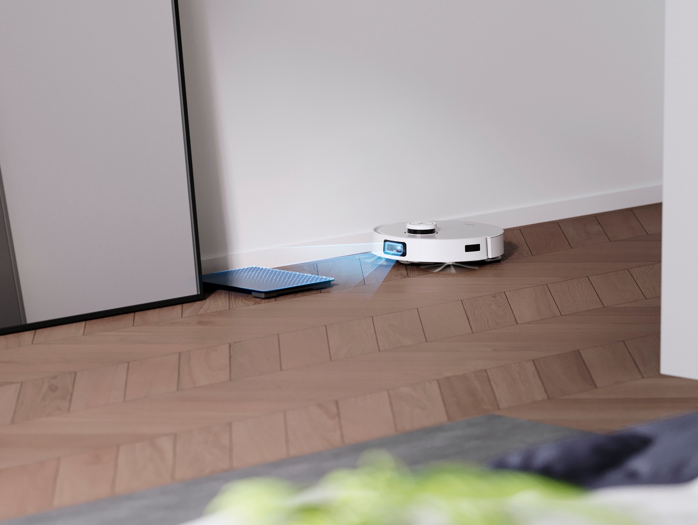 ECOVACS Nass-Trocken-Saugroboter »DEEBOT T10,«, 3000PA, DToF-Laser, KI Hinderniserkennung, für alle Fussbodenarten