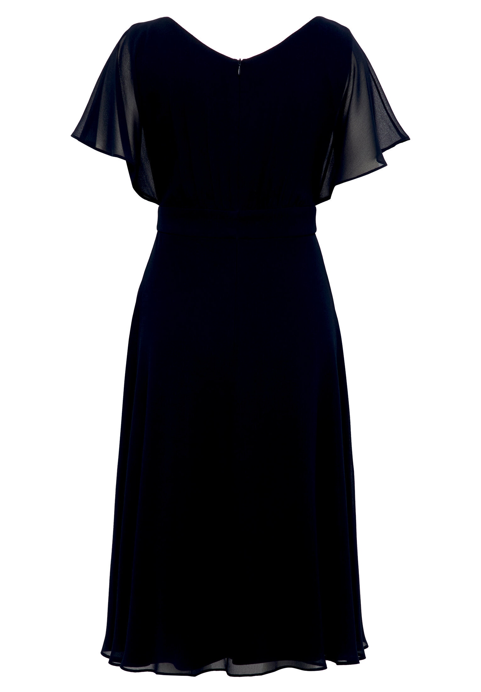 Vera Mont Cocktailkleid »Damen kurzarm« Ohne Tasche Raffung