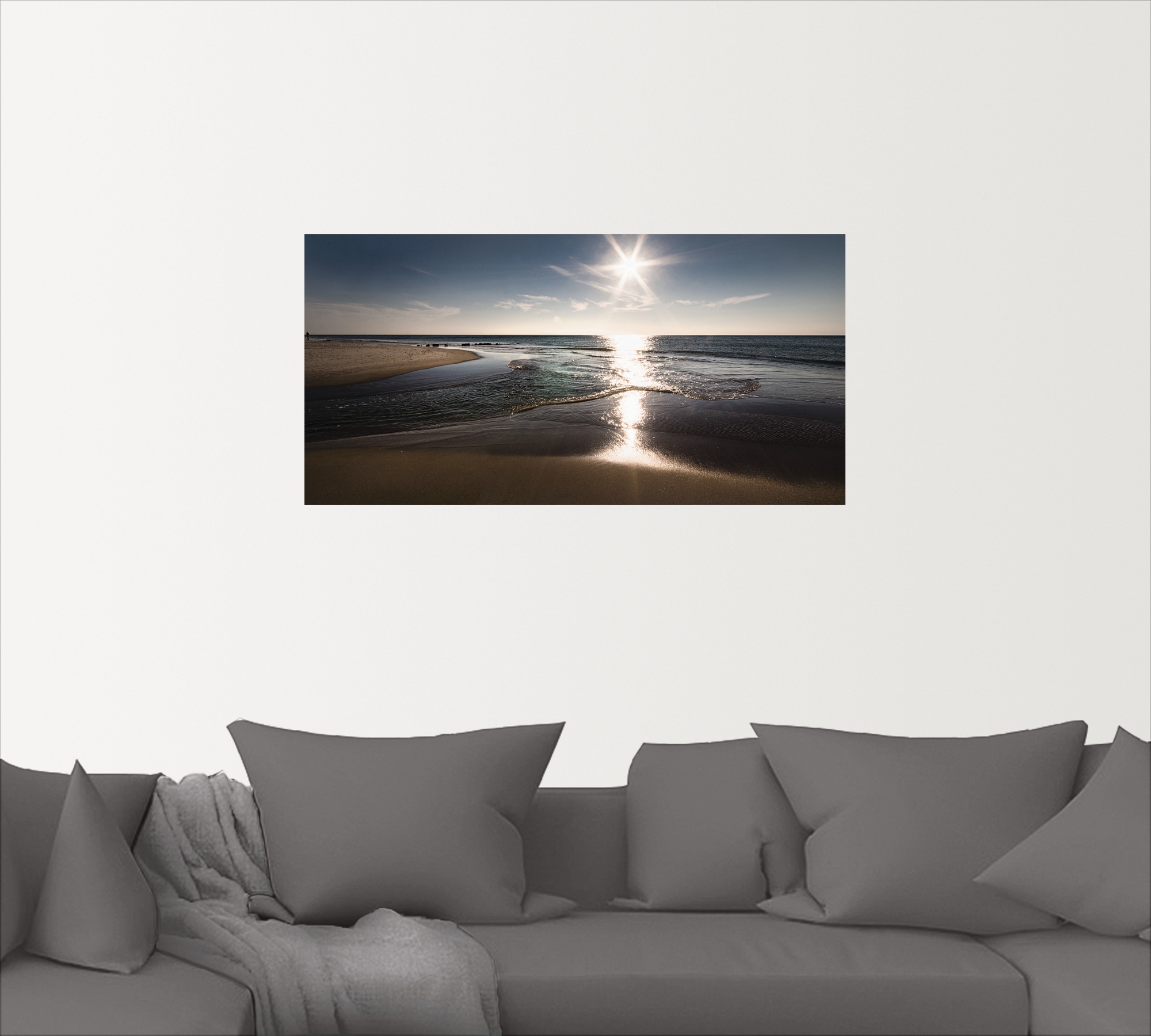 Artland Wandbild »Sylt IV«, Strand, (1 St.), als Leinwandbild, Poster, Wandaufkleber in verschied. Größen