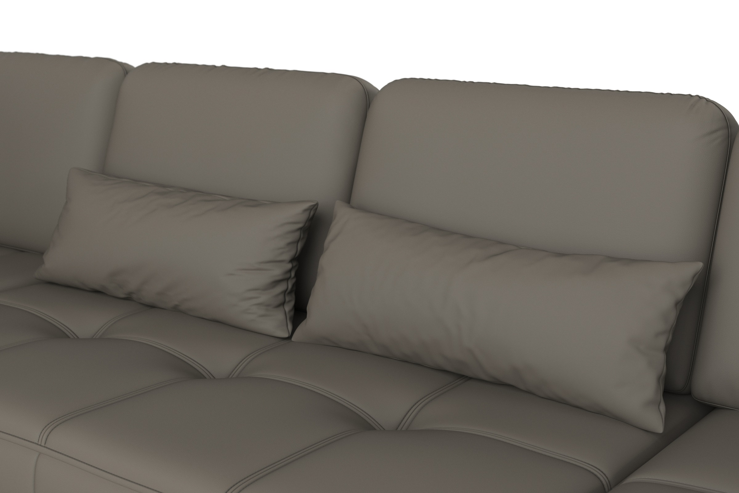 sit&more Wohnlandschaft »Bendigo U-Form«, inklusive Sitztiefenverstellung, Bodenfreiheit 12 cm, in 2 Fußfarben