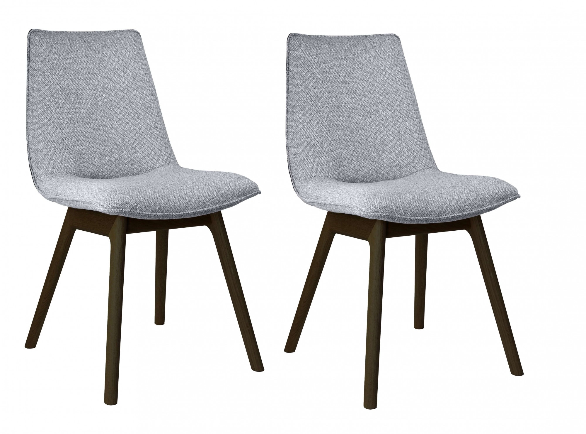 andas Esszimmerstuhl "Ramon" (Set) 2 Stk. Microfaser  Webstoff mit Massivho günstig online kaufen