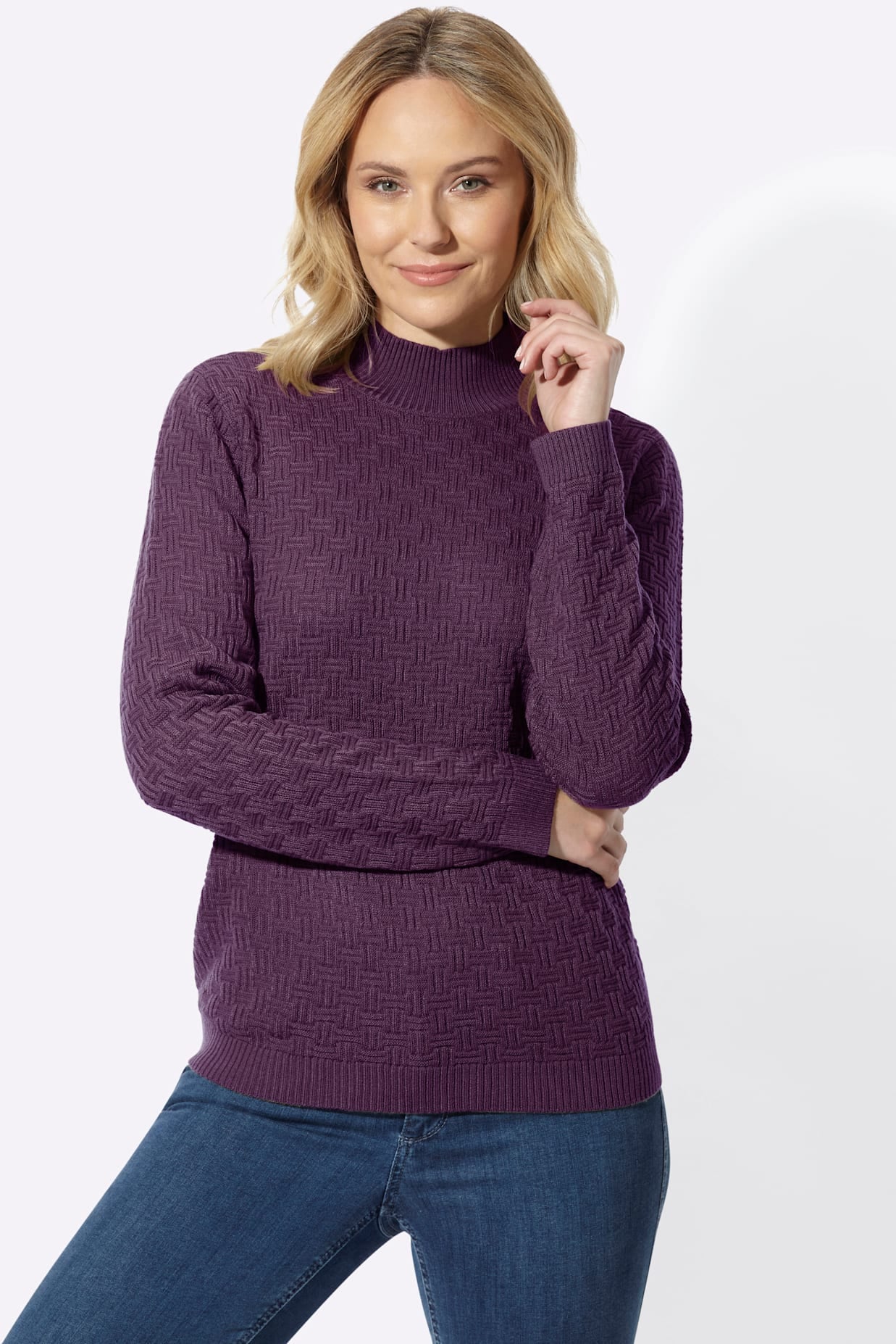 Classic Basics Stehkragenpullover "Stehkragen-Pullover"