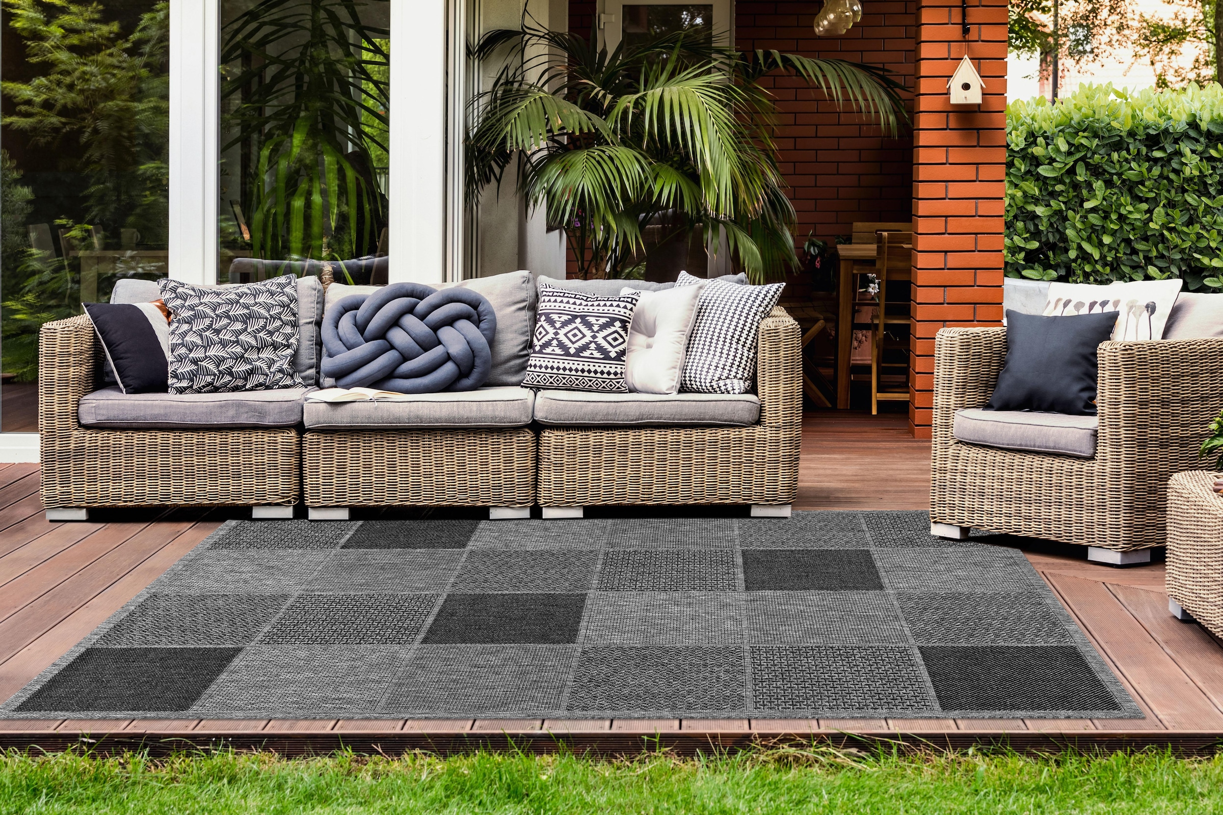 LALEE Teppich »Sunset 605«, rechteckig, 5 mm Höhe, In- und Outdoor geeignet, Wohnzimmer