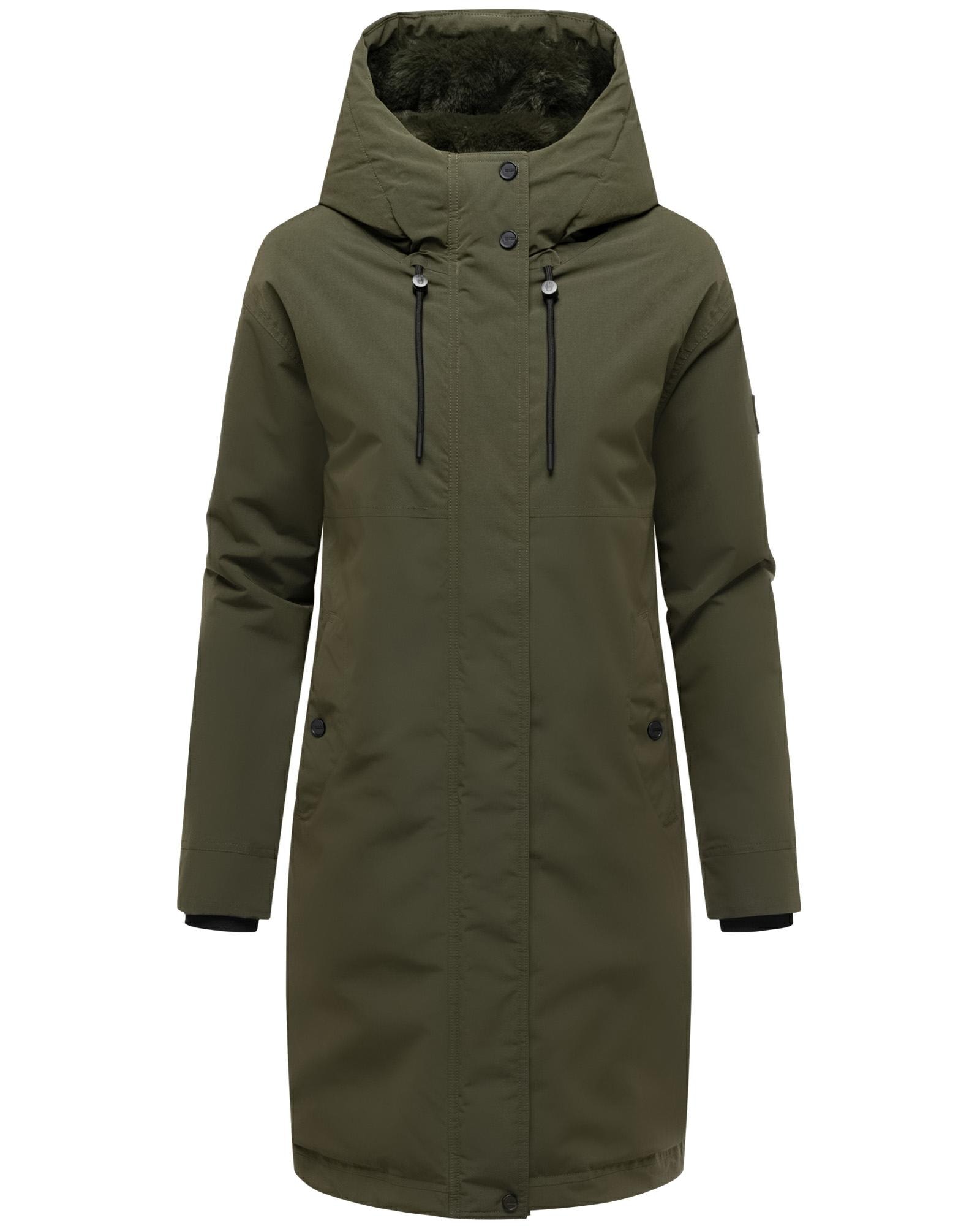 Navahoo Wintermantel "Hageltanz 14" Warmer Damen Kurzmantel mit Kapuze