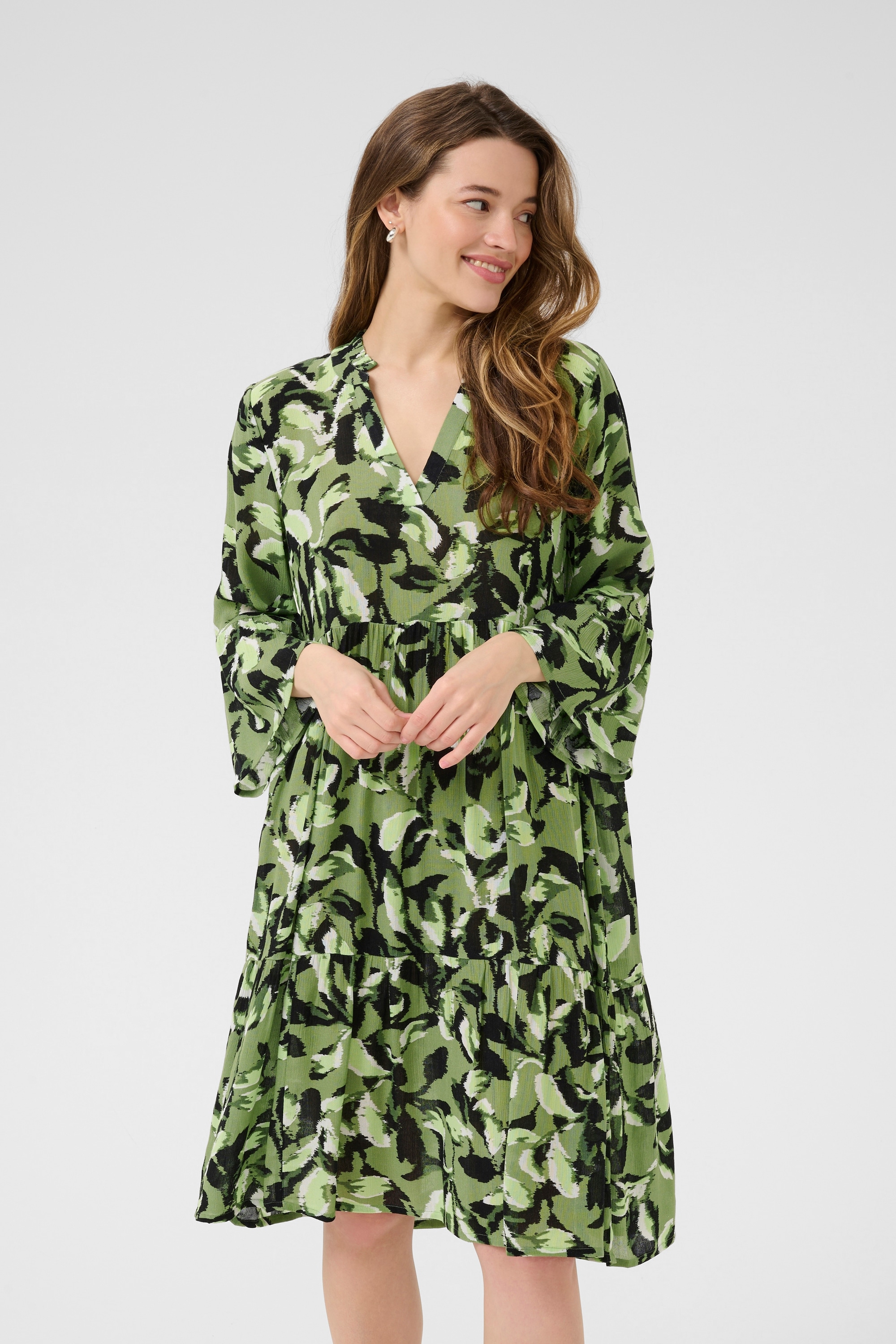 KAFFE Midikleid »Kleid KAedita«
