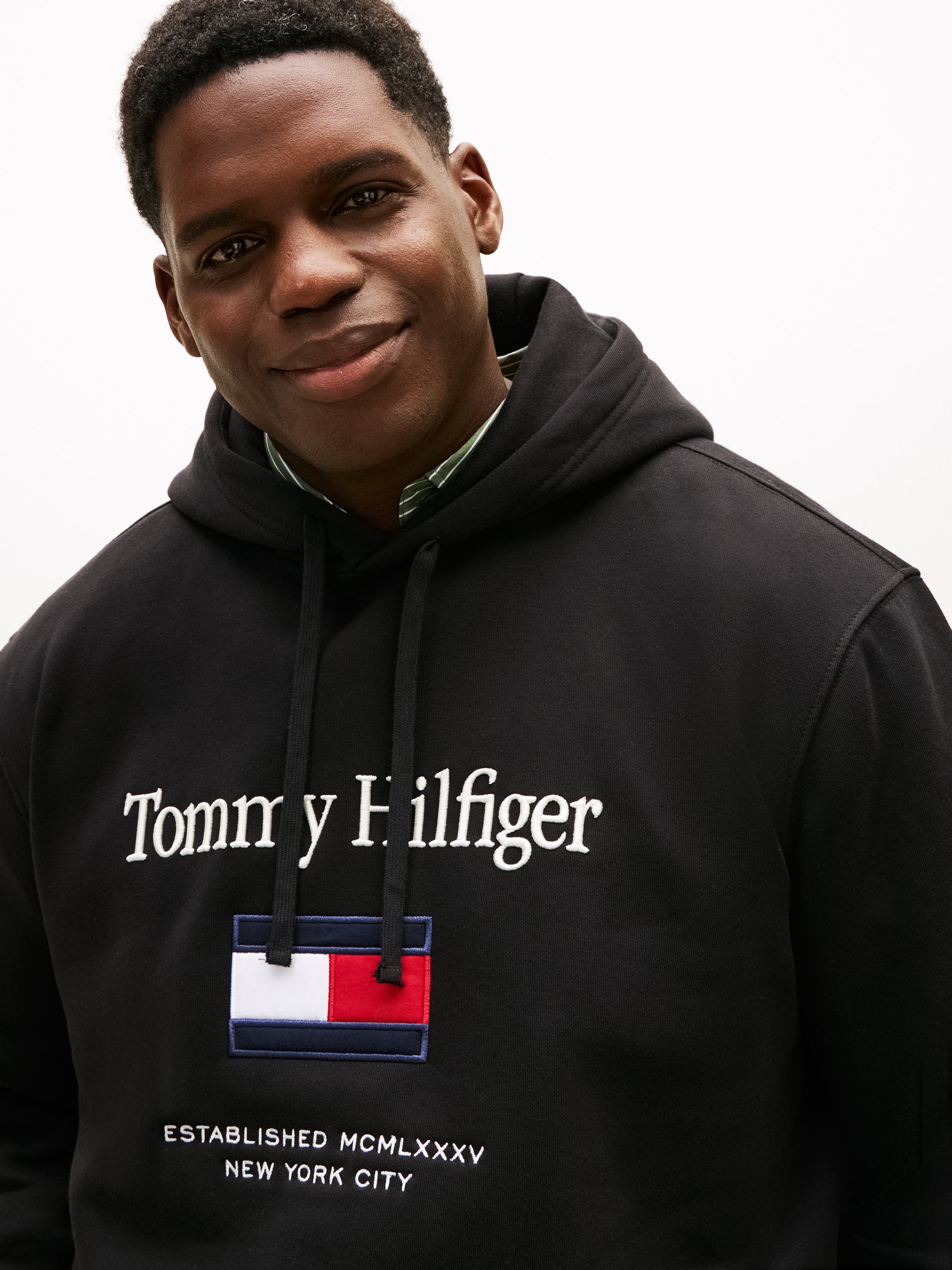 Tommy Hilfiger Big & Tall Hoodie »BT-TOMMY EMBRO FLAG«, Große Größen
