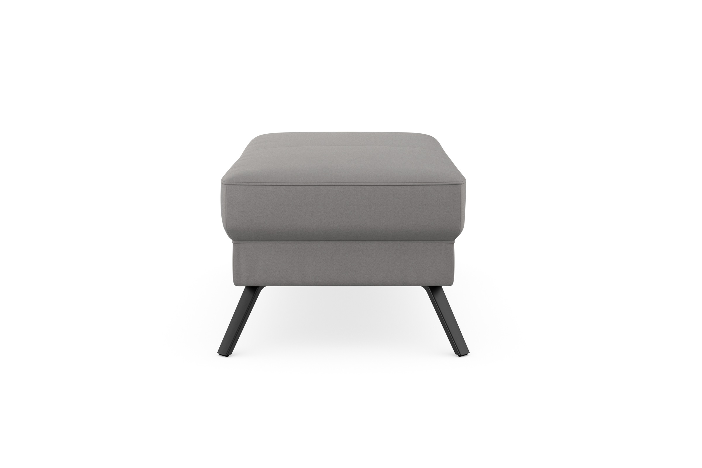 Hockerbank SIT & MORE "Lindholm", grau (anthrazit), B:135cm H:48cm T:65cm, Hocker 6