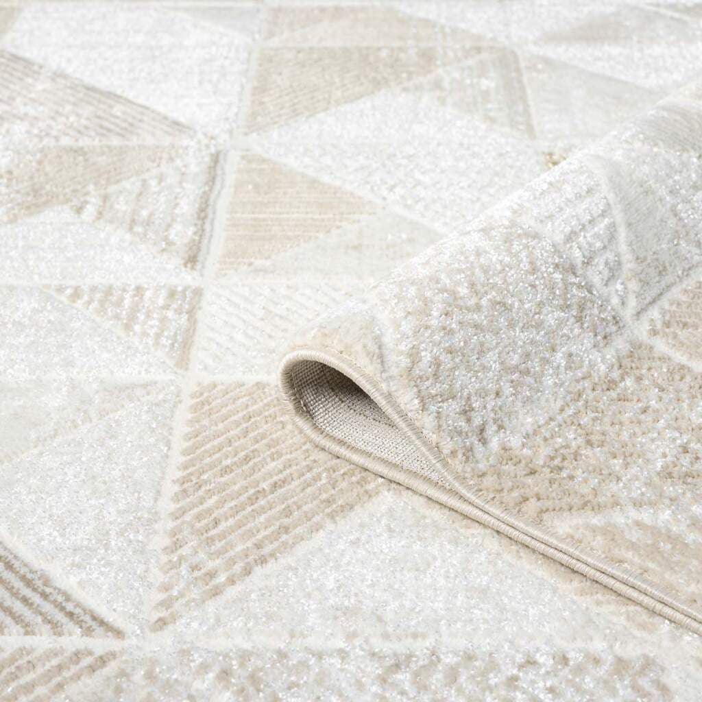 Carpet City Teppich »ANTIK231«, rund, 10 mm Höhe, Kurzflor, 3D-Optik, Klassisch-Modern für Wohnzimmer, Schlafzimmer
