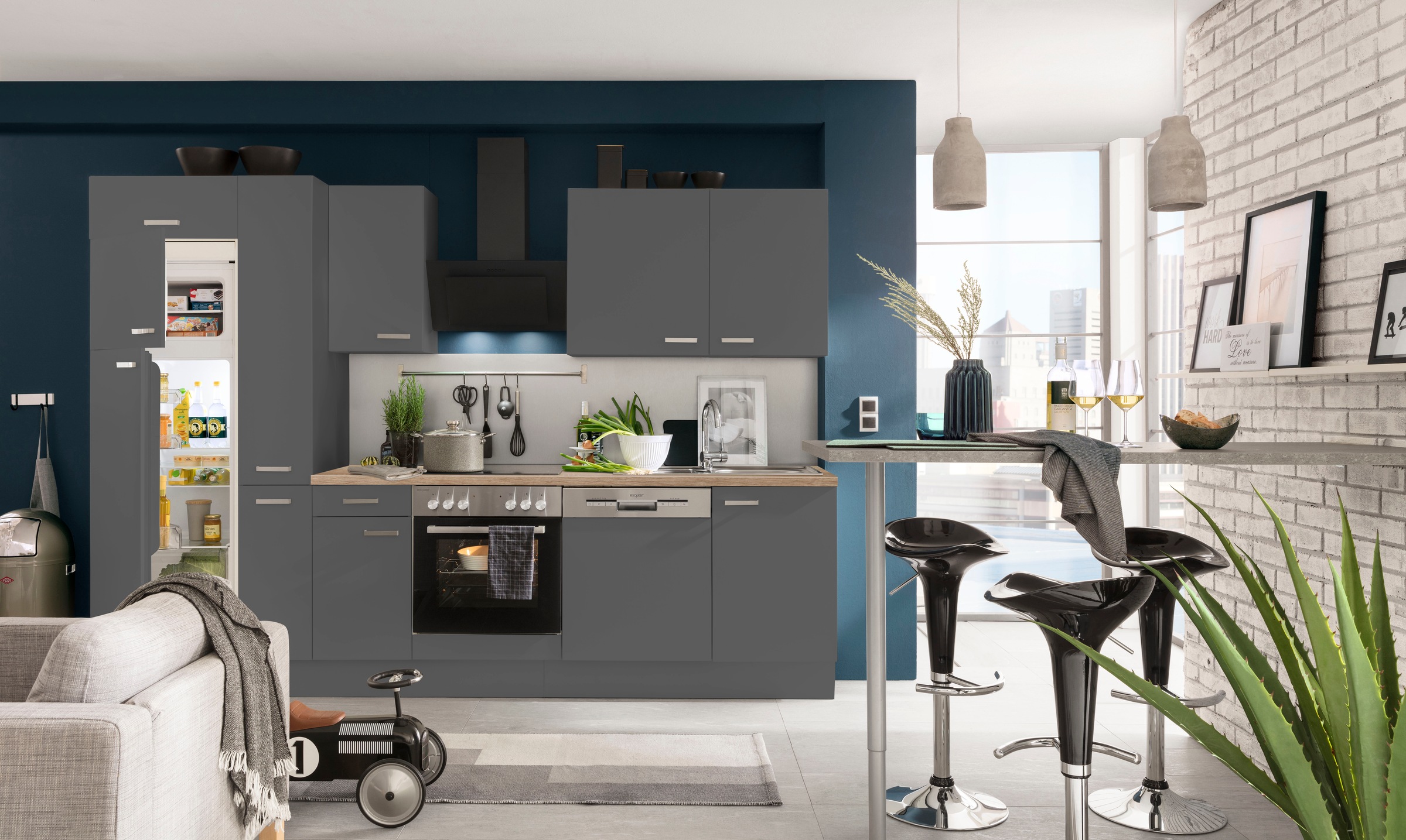 OPTIFIT "Parma" mit E-Geräten, Breite 300 cm