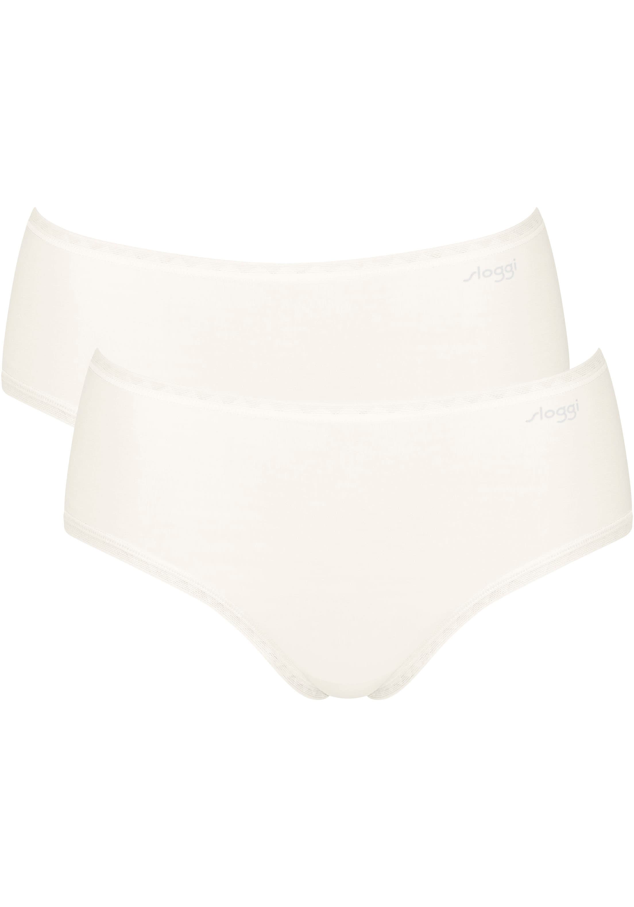 sloggi Midislip "GO", (2er Pack), zarte Spitzendetails, weich günstig online kaufen