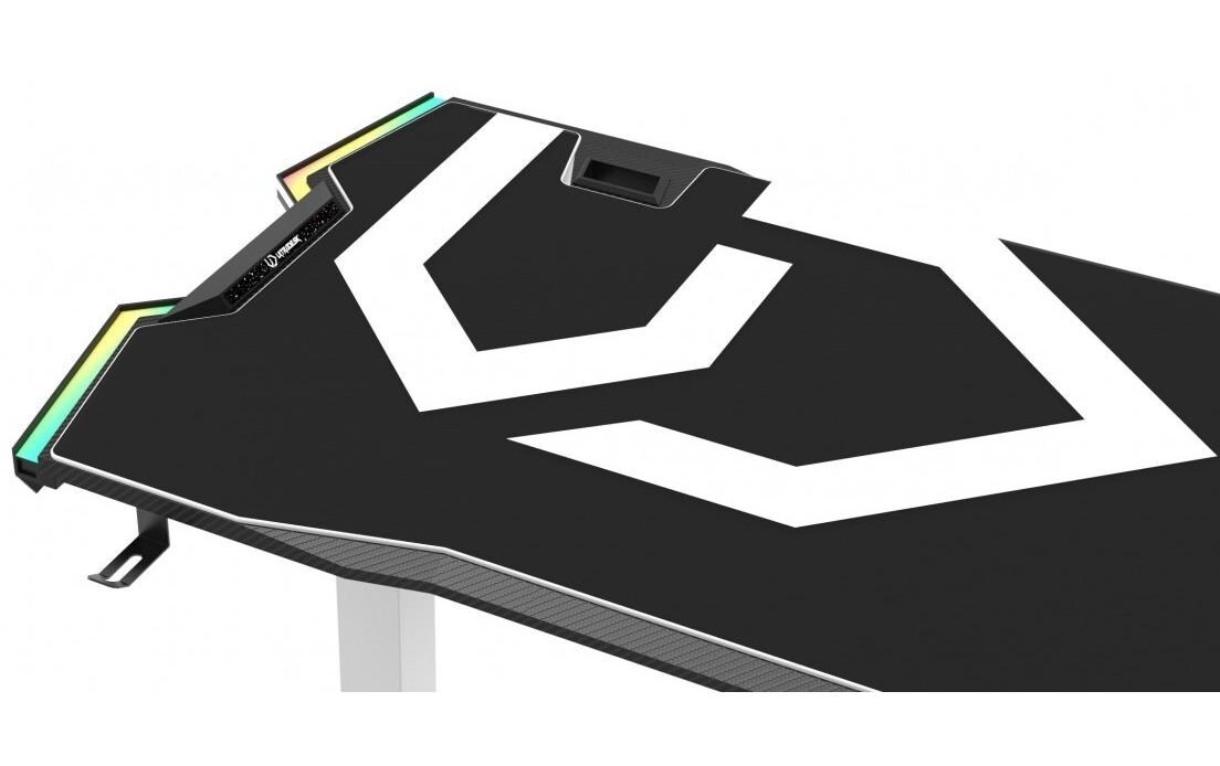ULTRADESK Gamingtisch »Force Weiss«