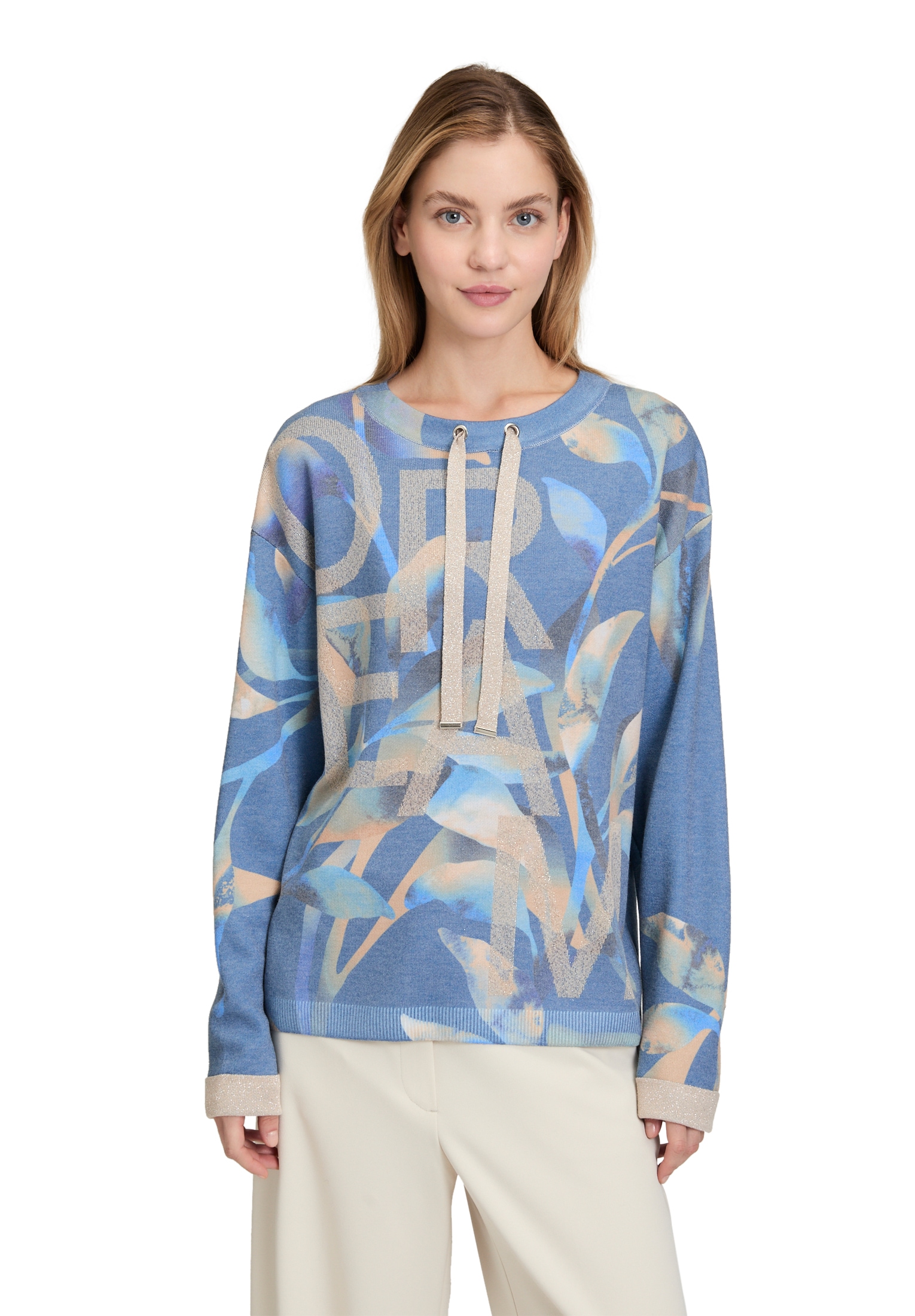 Betty Barclay Strickpullover "Damen Feinstrickpullover mit Print" 1 Stk. tl günstig online kaufen