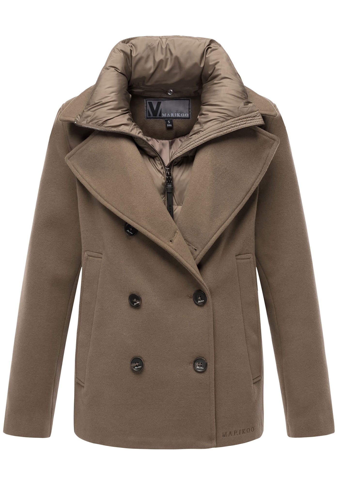 Marikoo Winterjacke »Aylaraa«, Elegante Designer Winterjacke