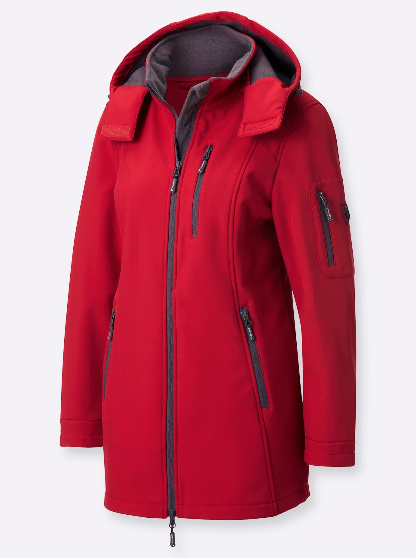 Casual Looks Softshelljacke, mit Kapuze