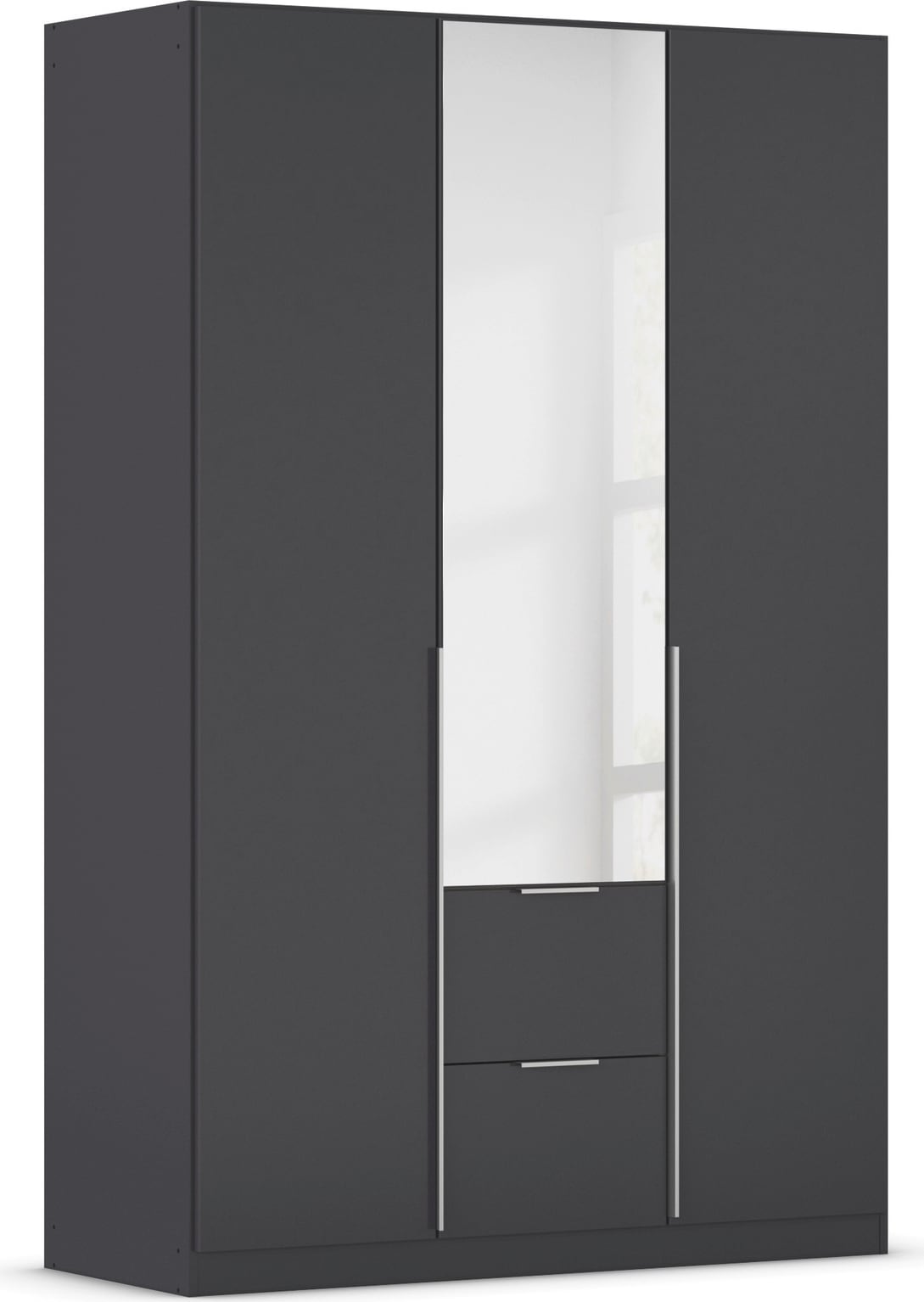 OTTO home Drehtürenschrank "Kleiderschrank Schrank Garderobe AGORDO mit Dekor- oder Hochglanzfront" in zwei Griff-Farben, Breiten 91-360 cm, mit Außenschubkästen, in 7 Breiten und 2 Höhen MADE IN GERMANY