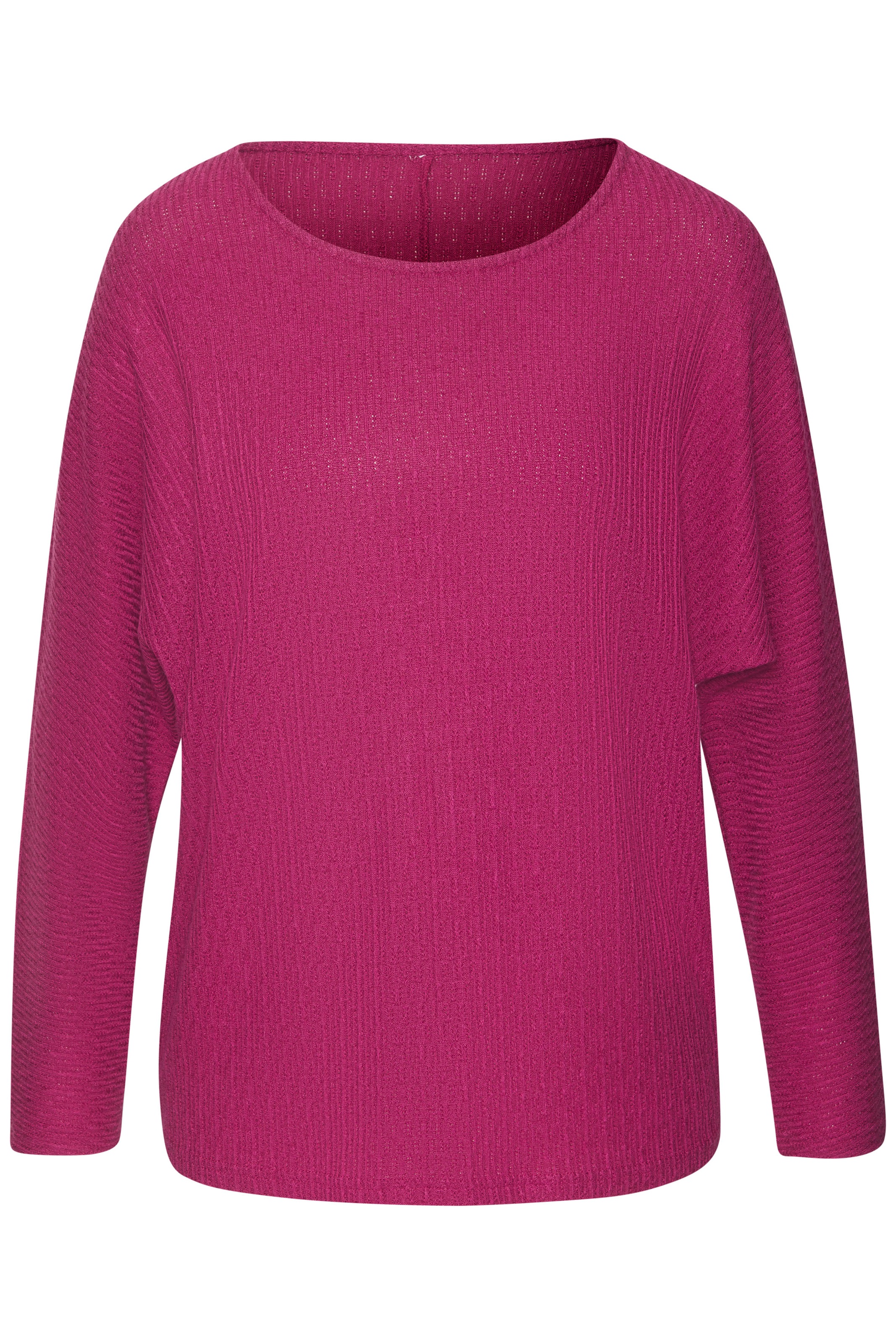 Vivance Langarmshirt Strick Beere Blau 3