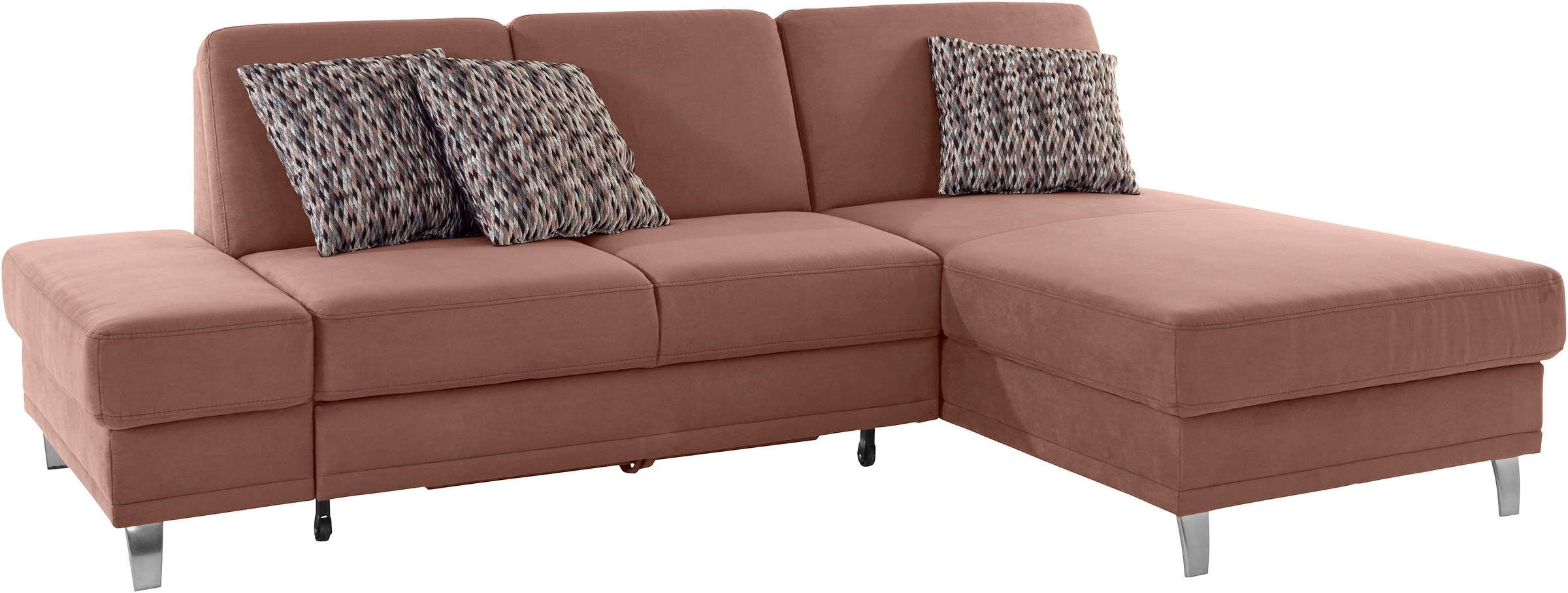 Thumbnail - sit&more Ecksofa "Clio L-Form" wahlweise mit Bettfunktion oder Vorziehsitz und Bettkasten, Federkern