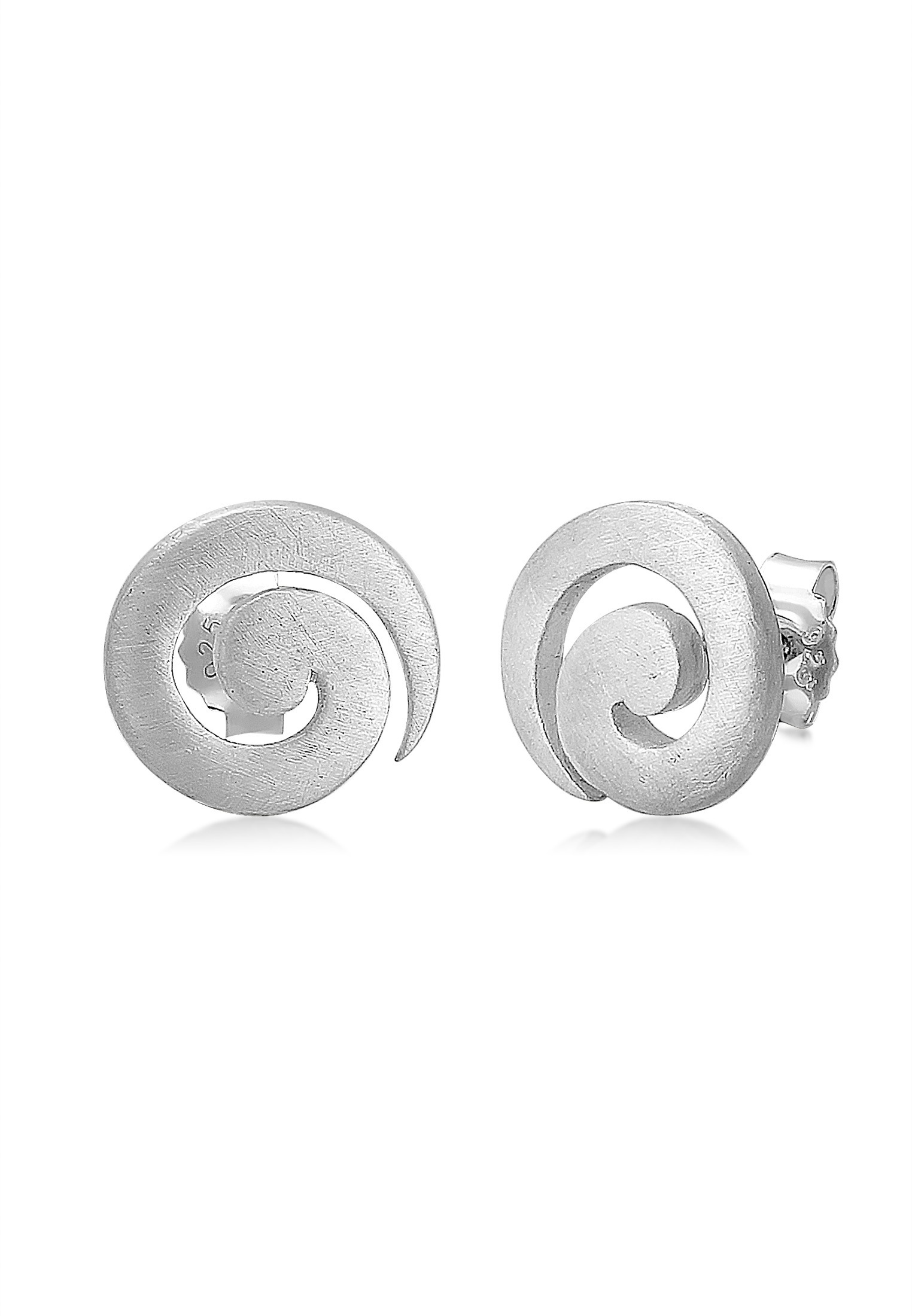 Paar Ohrstecker »Spirale Swirl Basic Ohrstecker Welle 925 Silber«