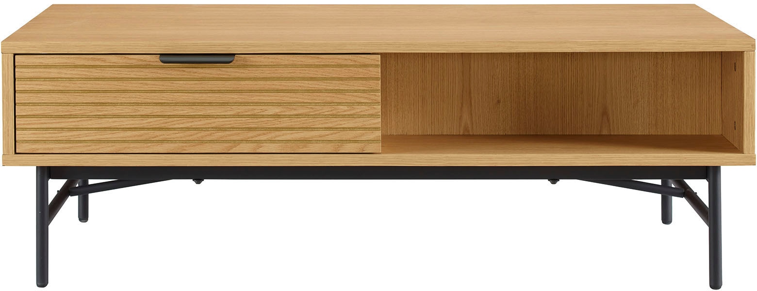 SalesFever Couchtisch "Visby Coffeetableh für stilvolles Wohnen" Eiche Echt günstig online kaufen