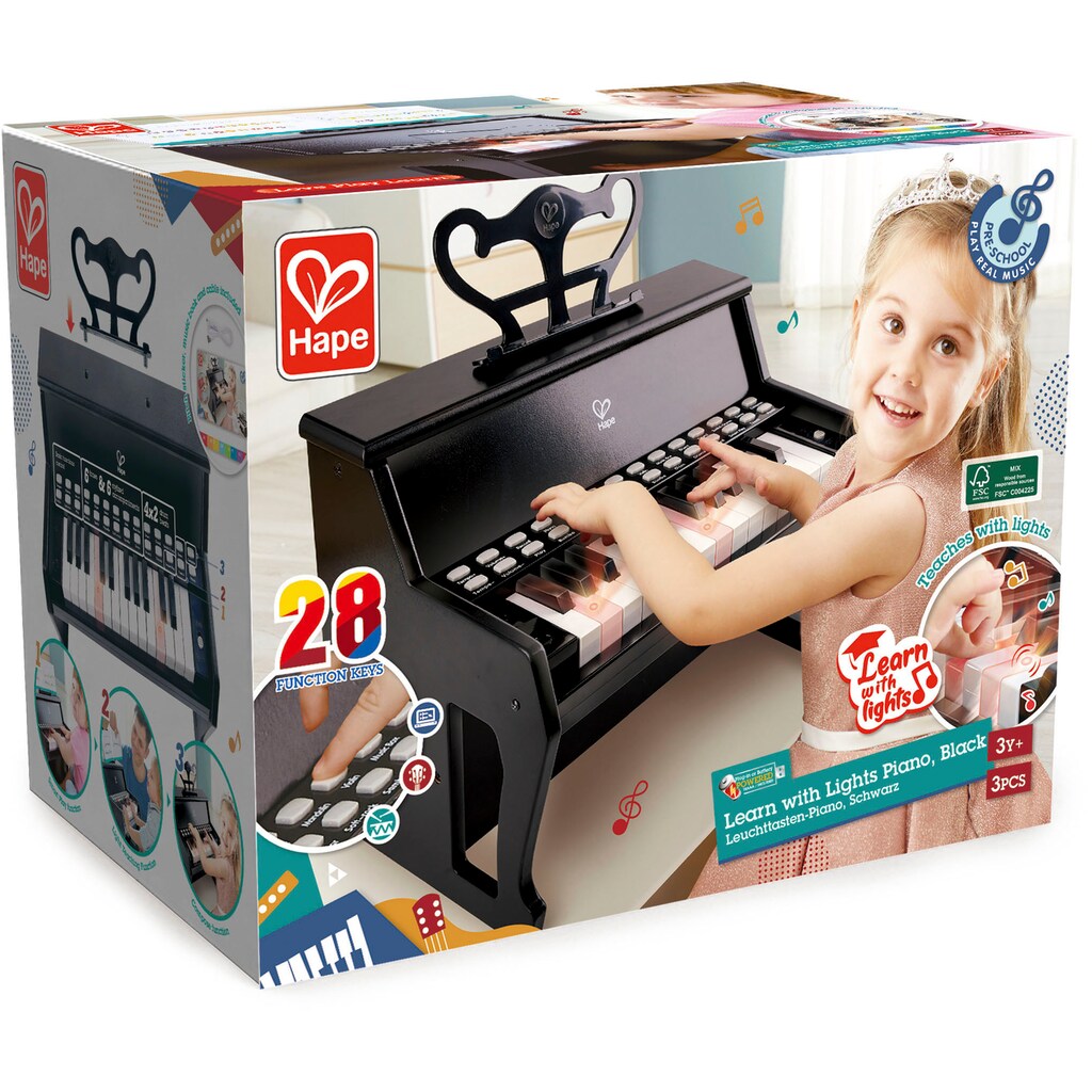 Hape Spielzeug-Musikinstrument »Leuchttasten-Piano«