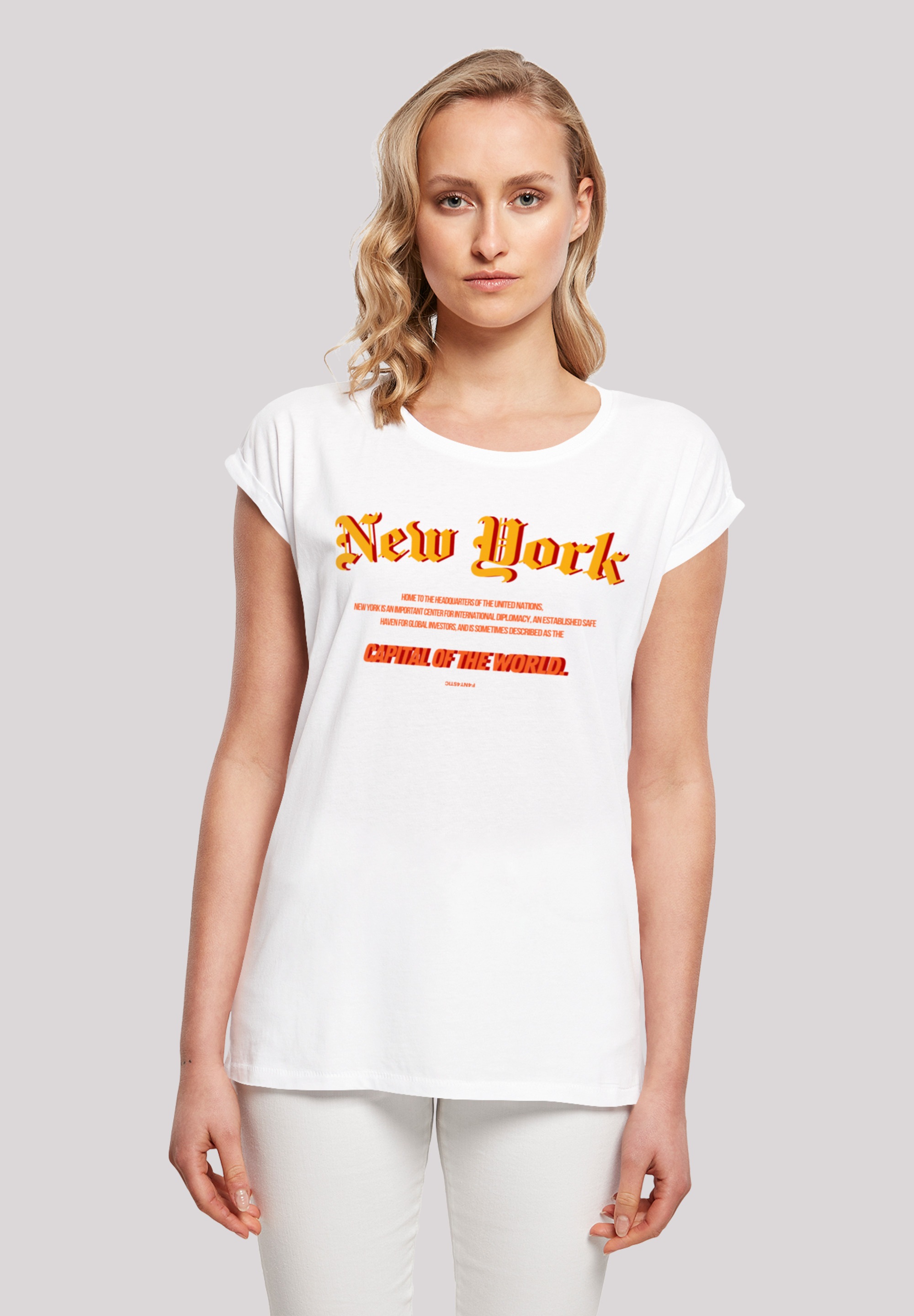 F4NT4STIC T-Shirt "New York SHORT SLEEVE TEE", Print