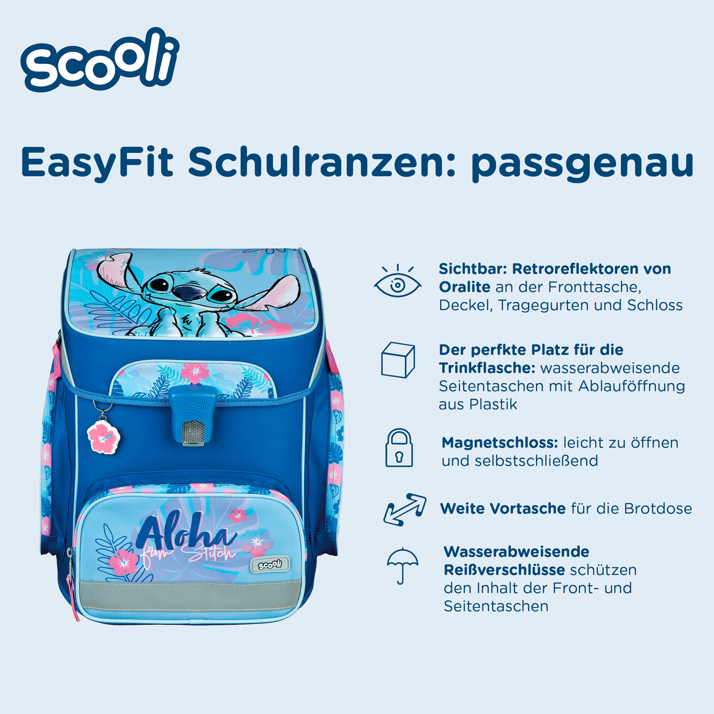 Scooli Schulranzen »EasyFit, Lilo & Stich«