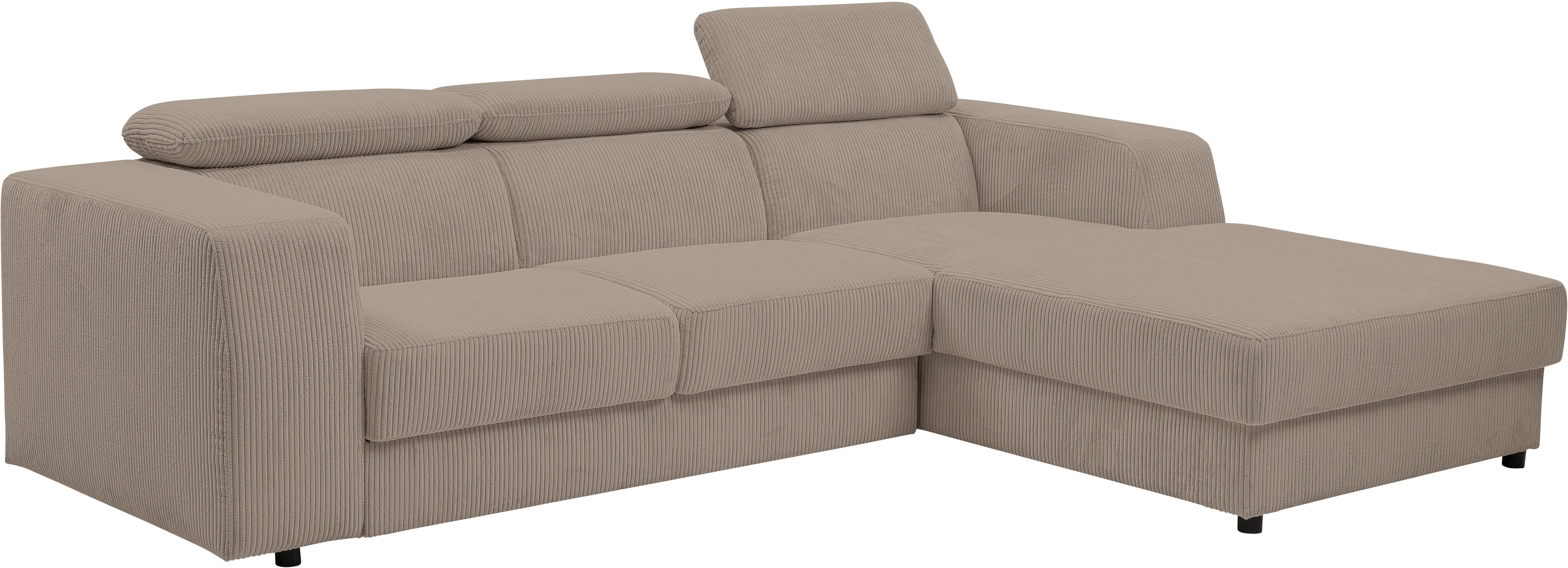 Thumbnail - WERK2 Ecksofa "Cherry, modernes Sofa mit Komfortfunktionen, Breite 270cm, L-Form,", bequem, mit verstellbaren Kopfteilen...