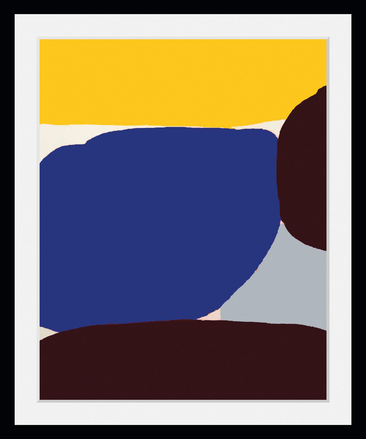 queence Bild »Laslie«, Abstrakt-Figuren-Kunst-Zeichen, (1 St.), HD Premium Poster-Druck inkl. Holzrahmen