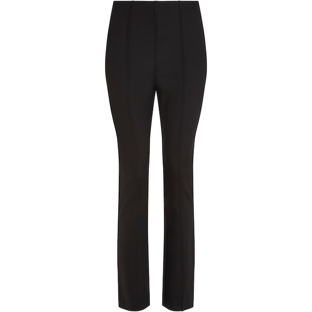 Black Friday Tommy Hilfiger Strickhose »SLIM ELEVATED KNITTED PANT«, mit  Metall-Markenlabel | BAUR