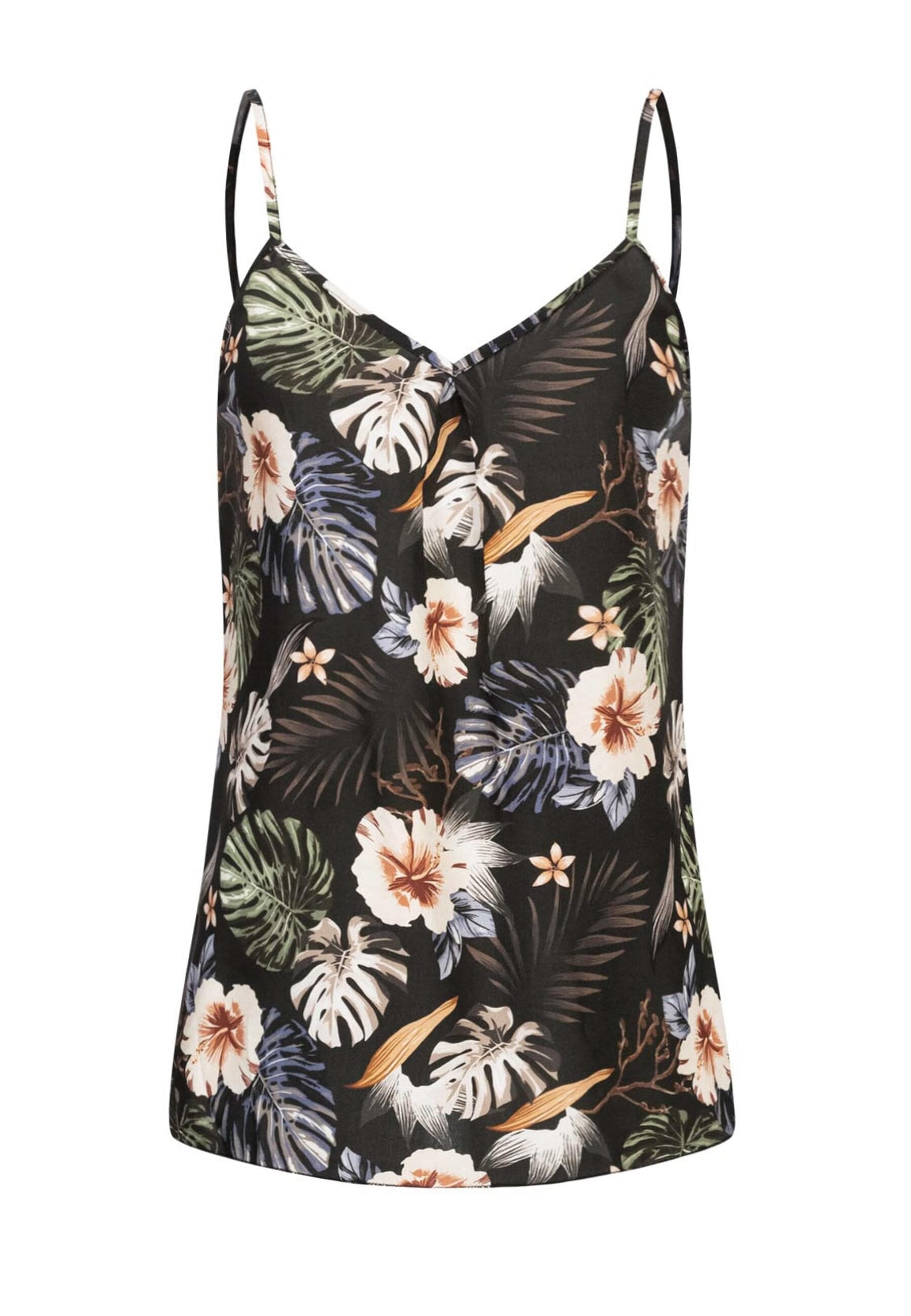 CLOUD 5IVE Shirtkleid "CLOUD 5IVE Viskose Träger Top mit Tropical Print" 1 günstig online kaufen