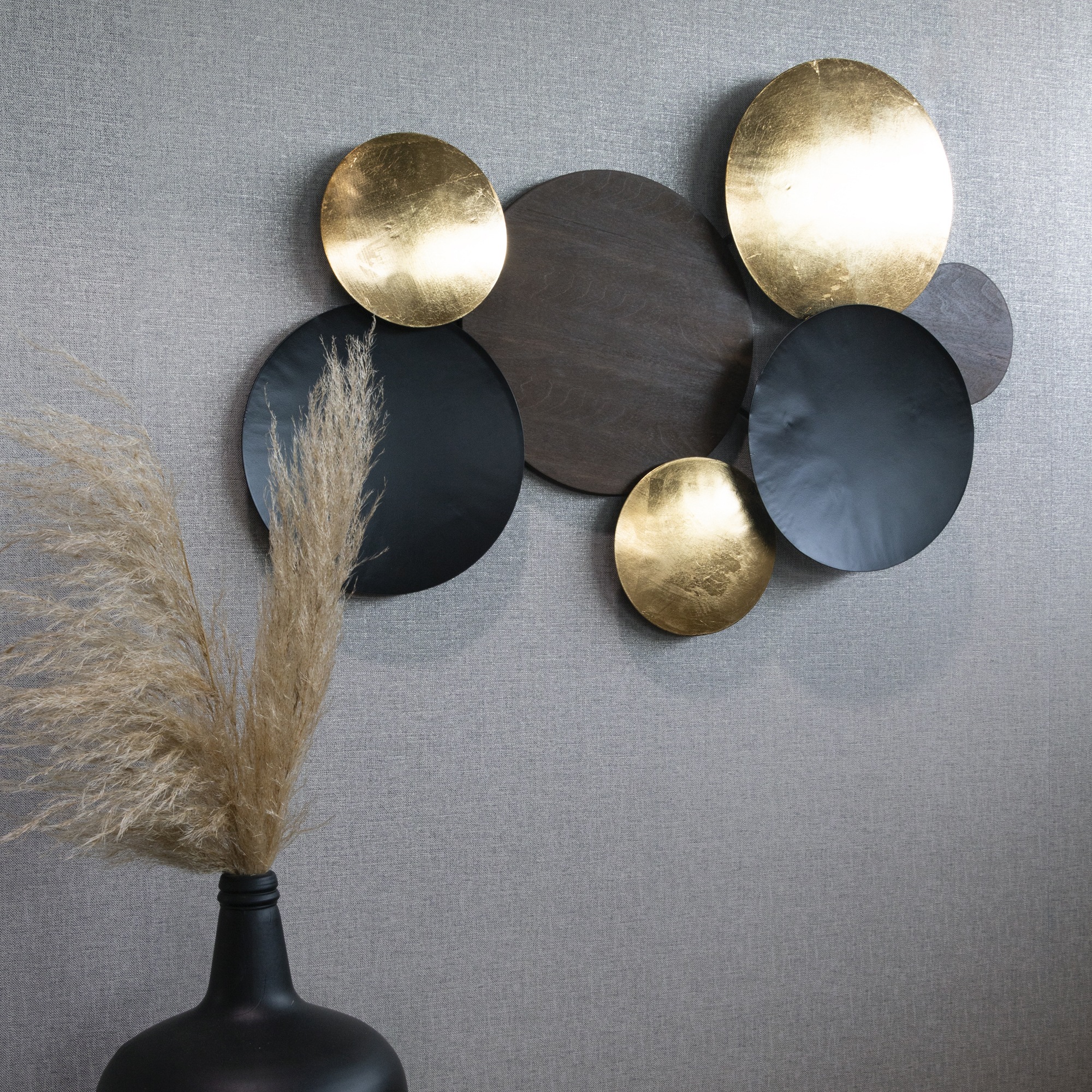 Art for the home Wandbild »Elegant Ornament«, (1 St.), Luxus Metal Art Wanddeko