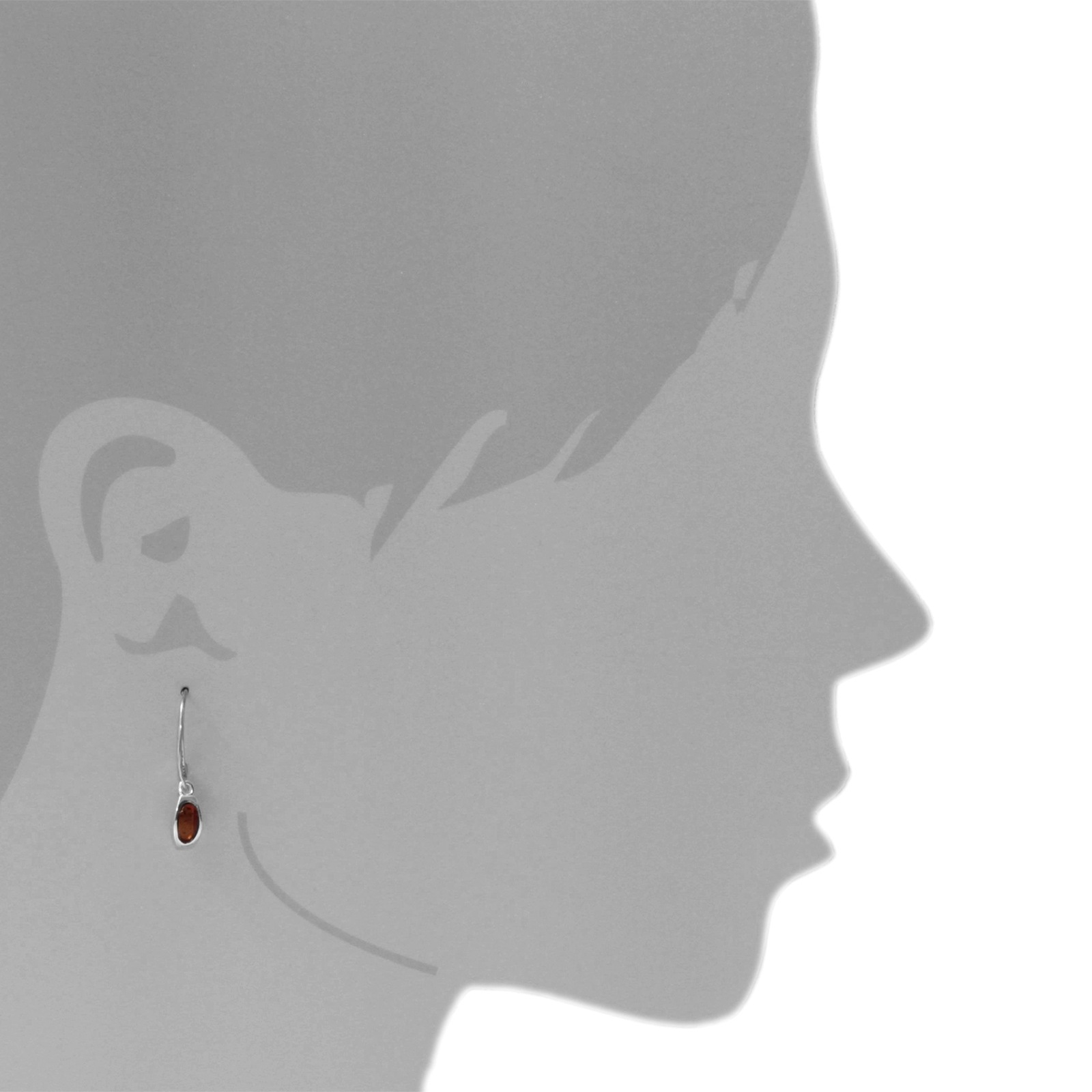 Ostsee-Schmuck Tinta Earrings White Silver 925 2