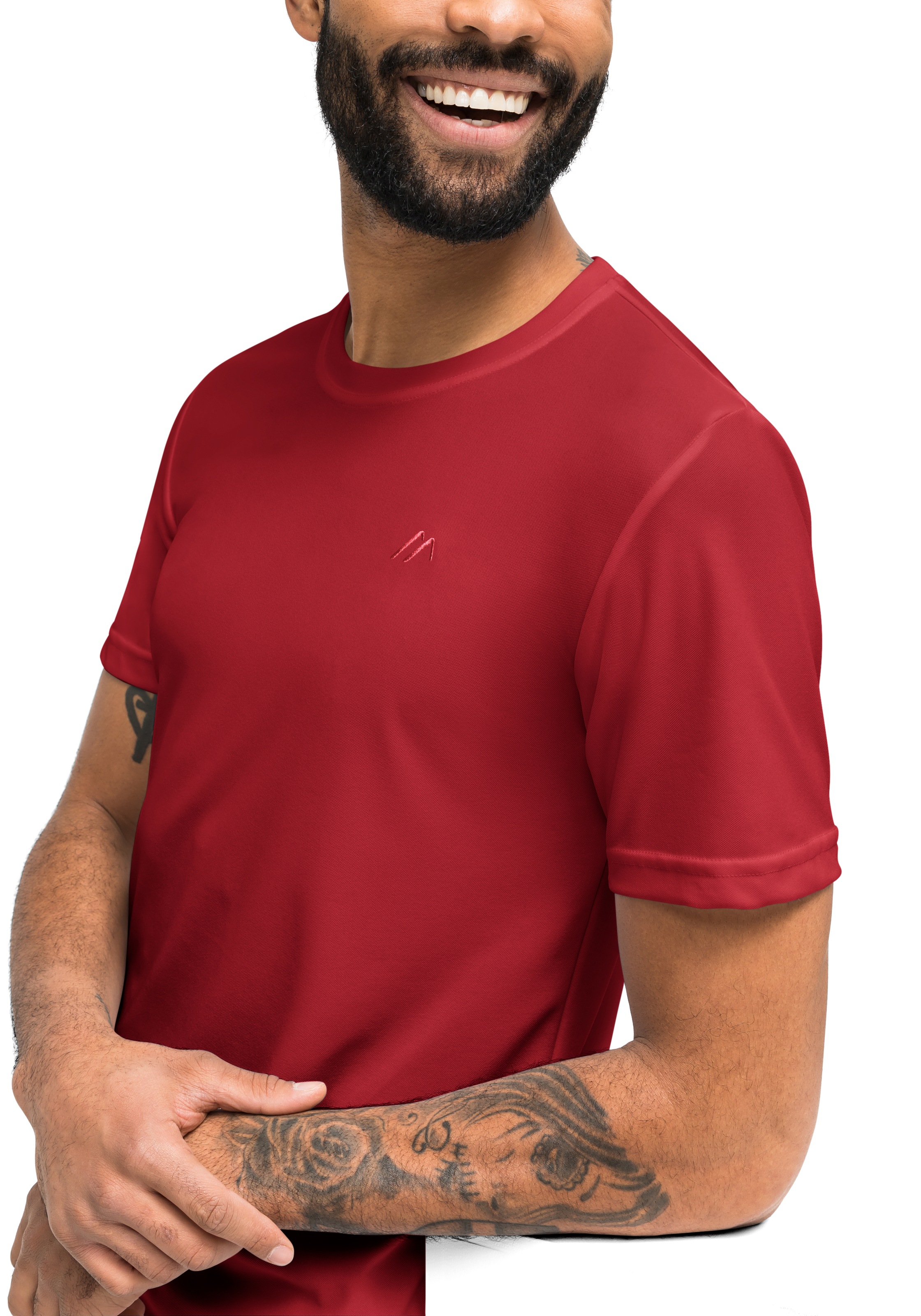 Maier Sports T-Shirt "Walter" Herren Kurzarmshirt, leichtes Sommer Funktion günstig online kaufen